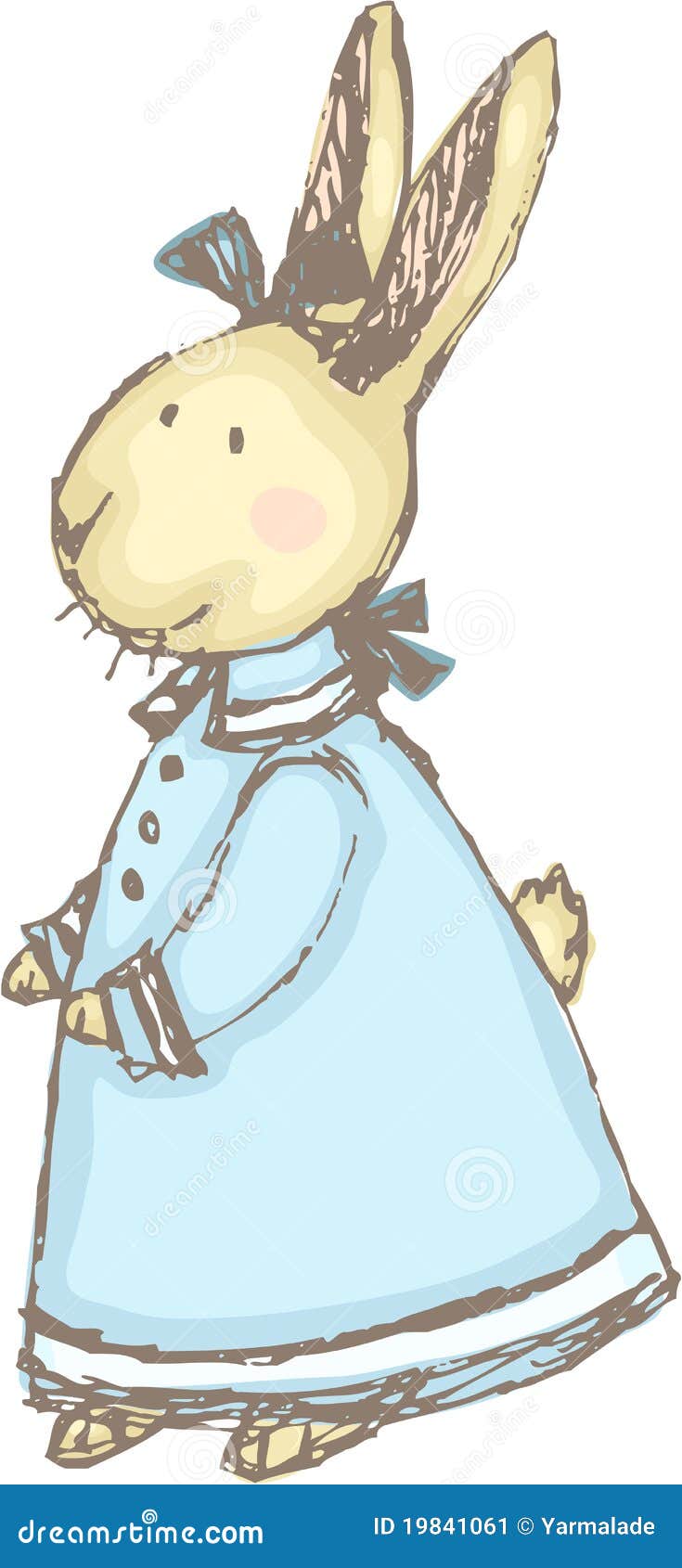 Victorian Rabbit stock vector. Illustration of child 19841061