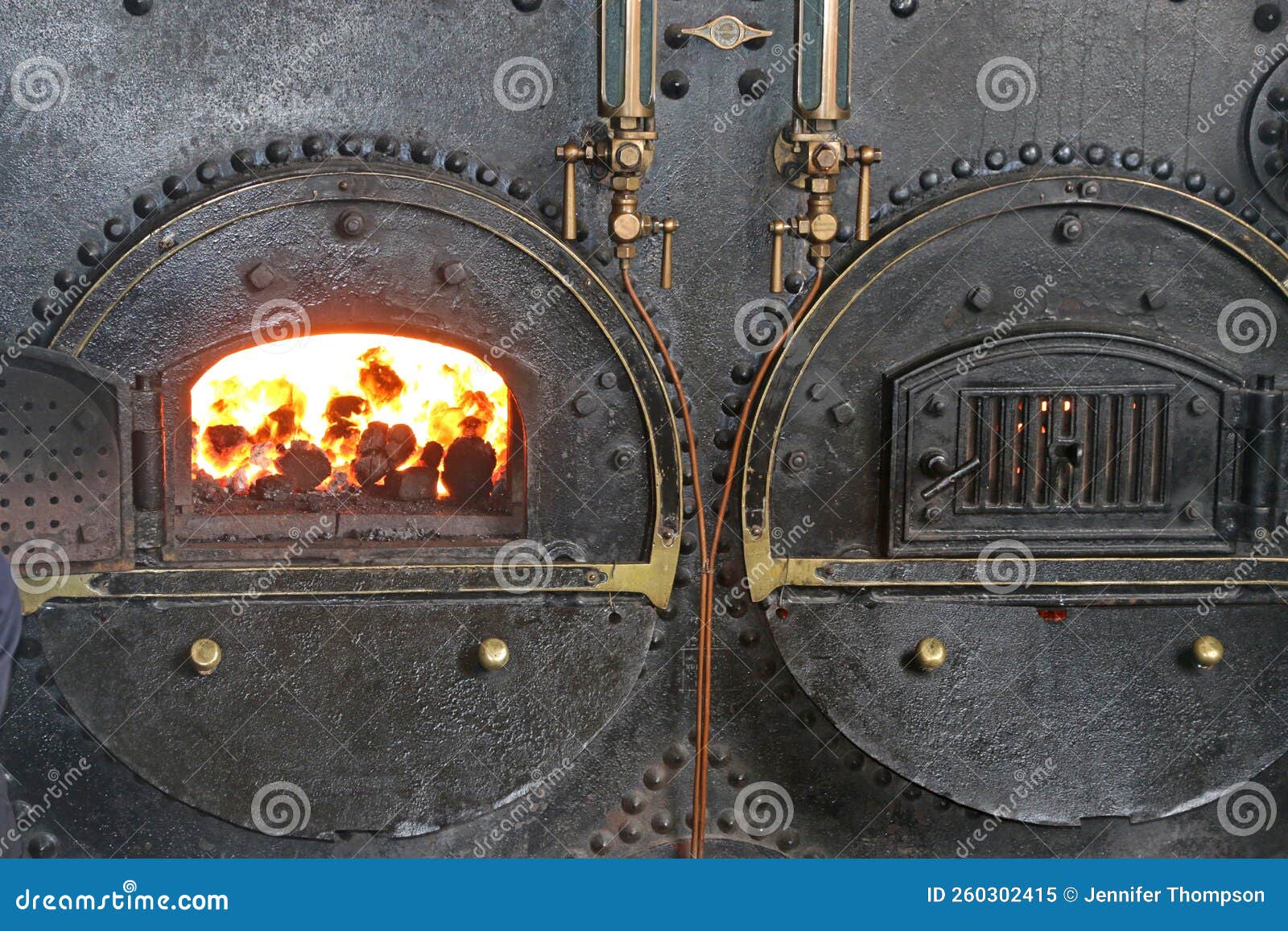 Victorian steam boiler stock image. Image of iron, mill 260302415