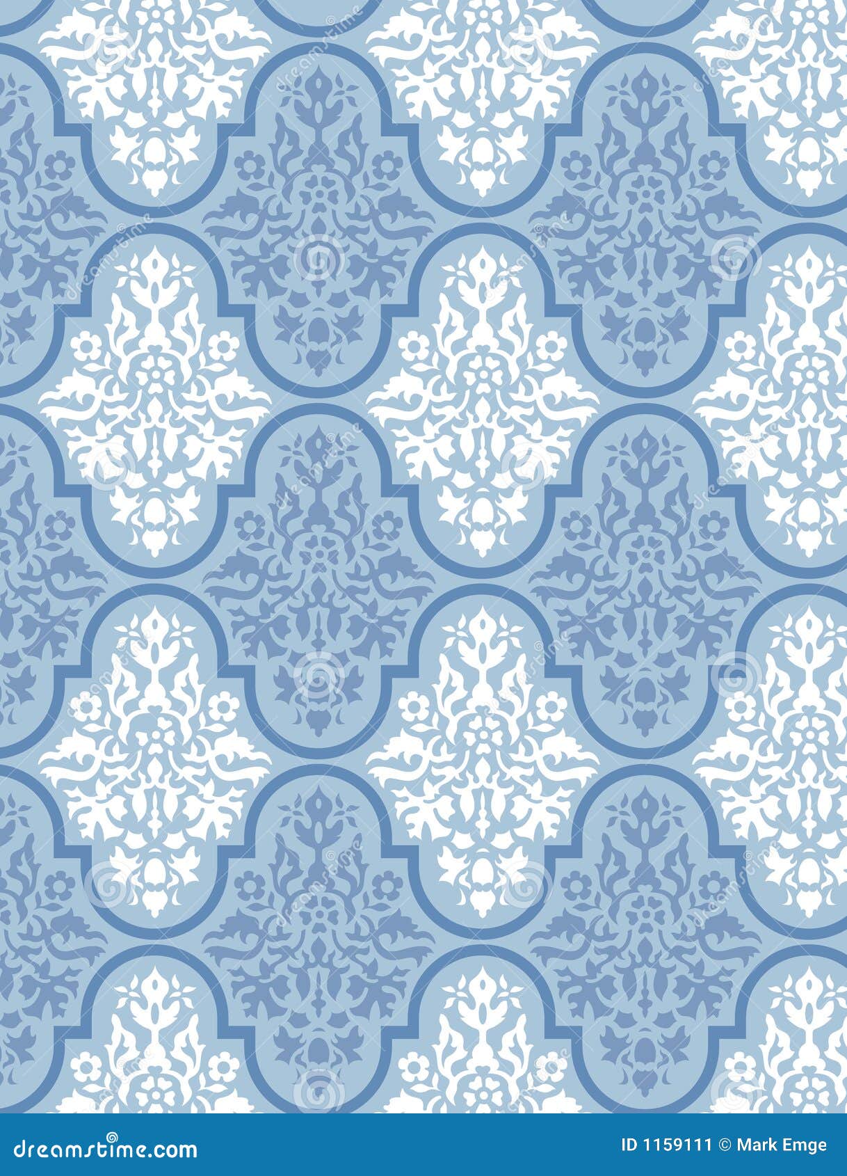 Victorian Wallpaper Vector | CartoonDealer.com #1105622