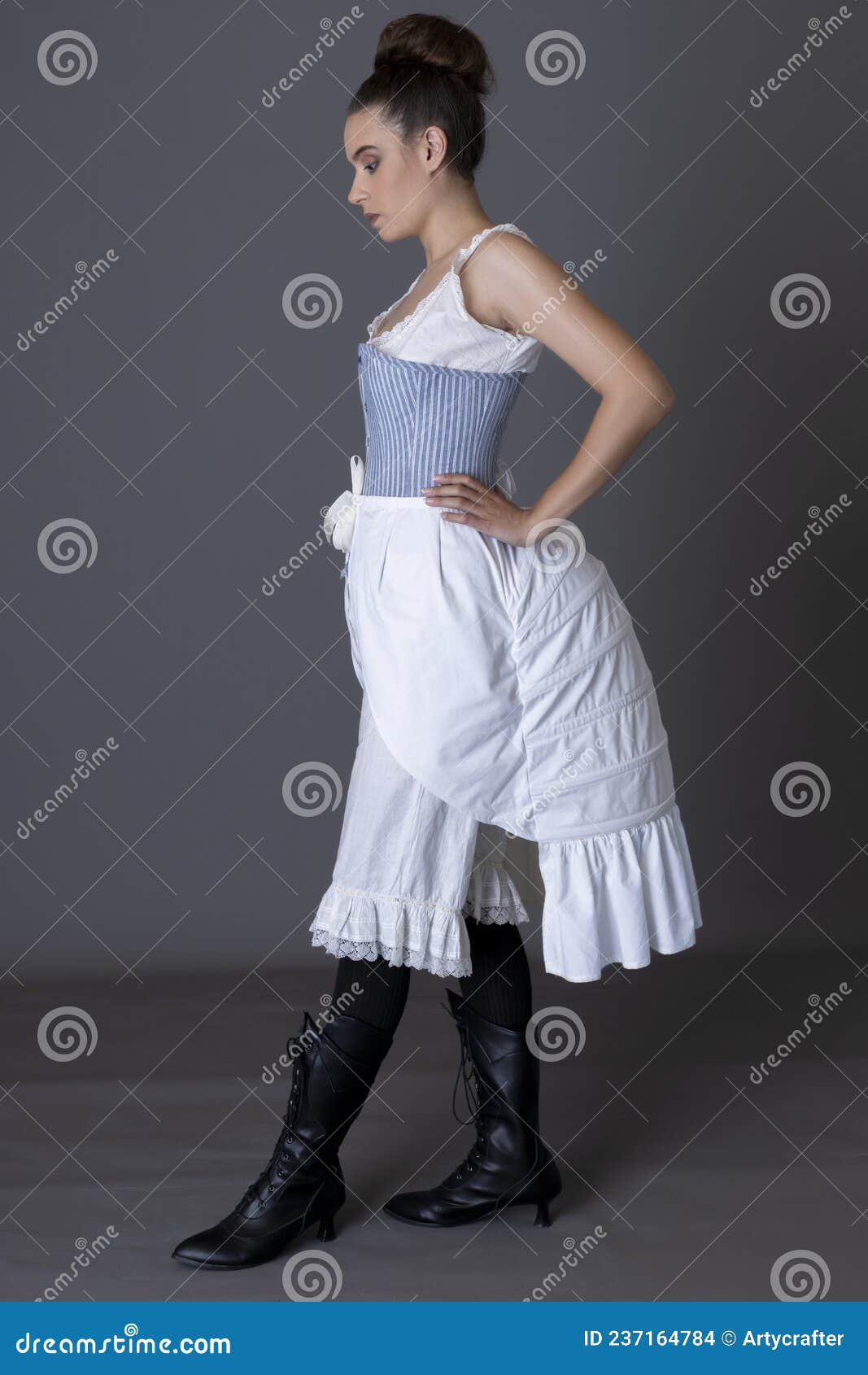 Victorian Woman Corset Underwear Stock Photos - Free & Royalty-Free Stock  Photos from Dreamstime