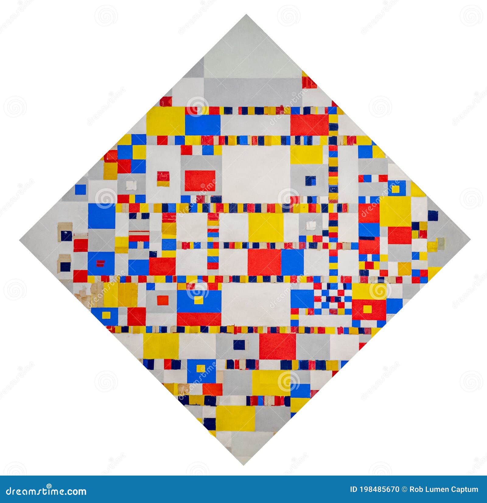 Victory Boogie Woogie, 1944 Unfinished Painting by Piet Mondriaan ...