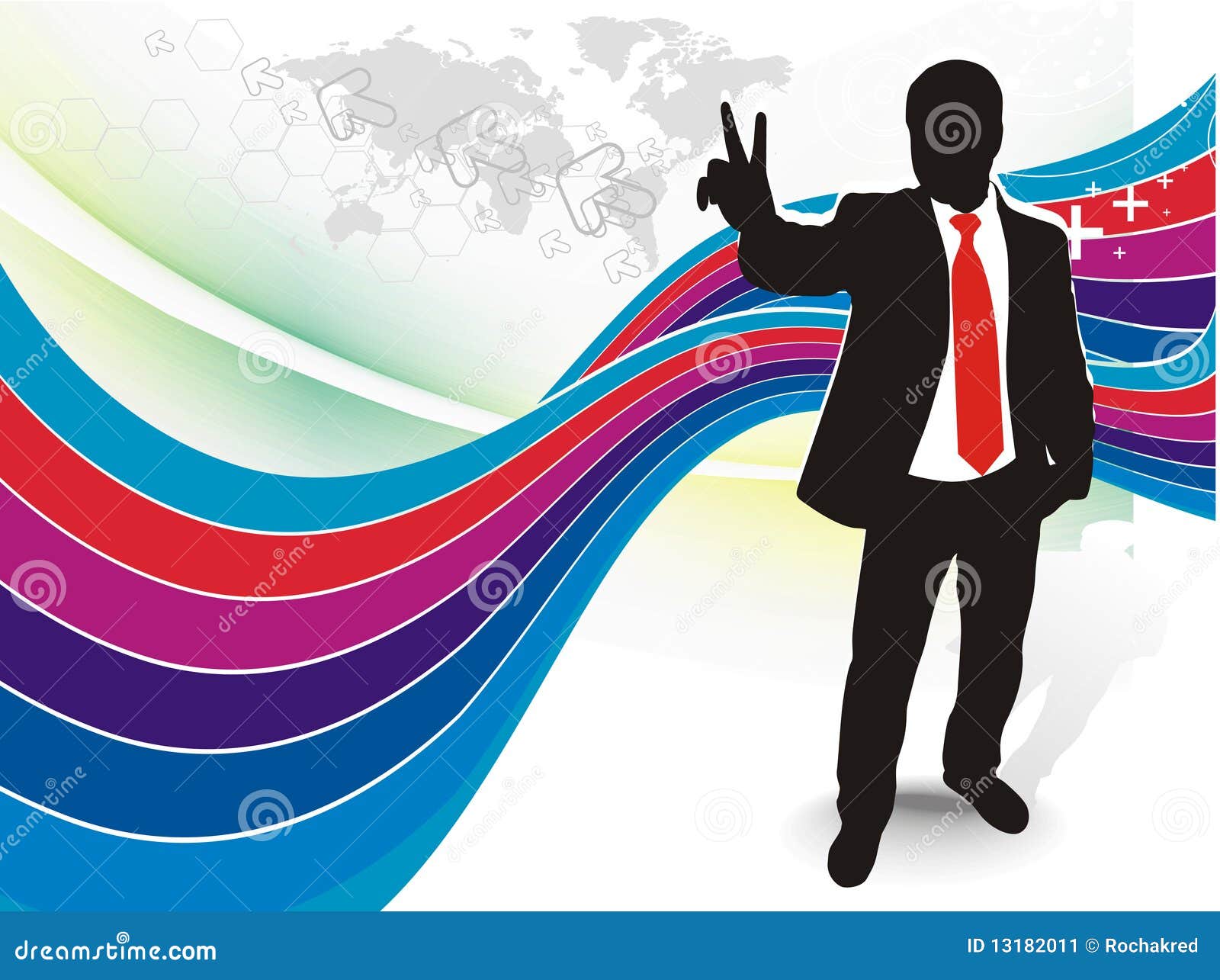 Victory sign stock vector. Illustration of isolated, black 13182011