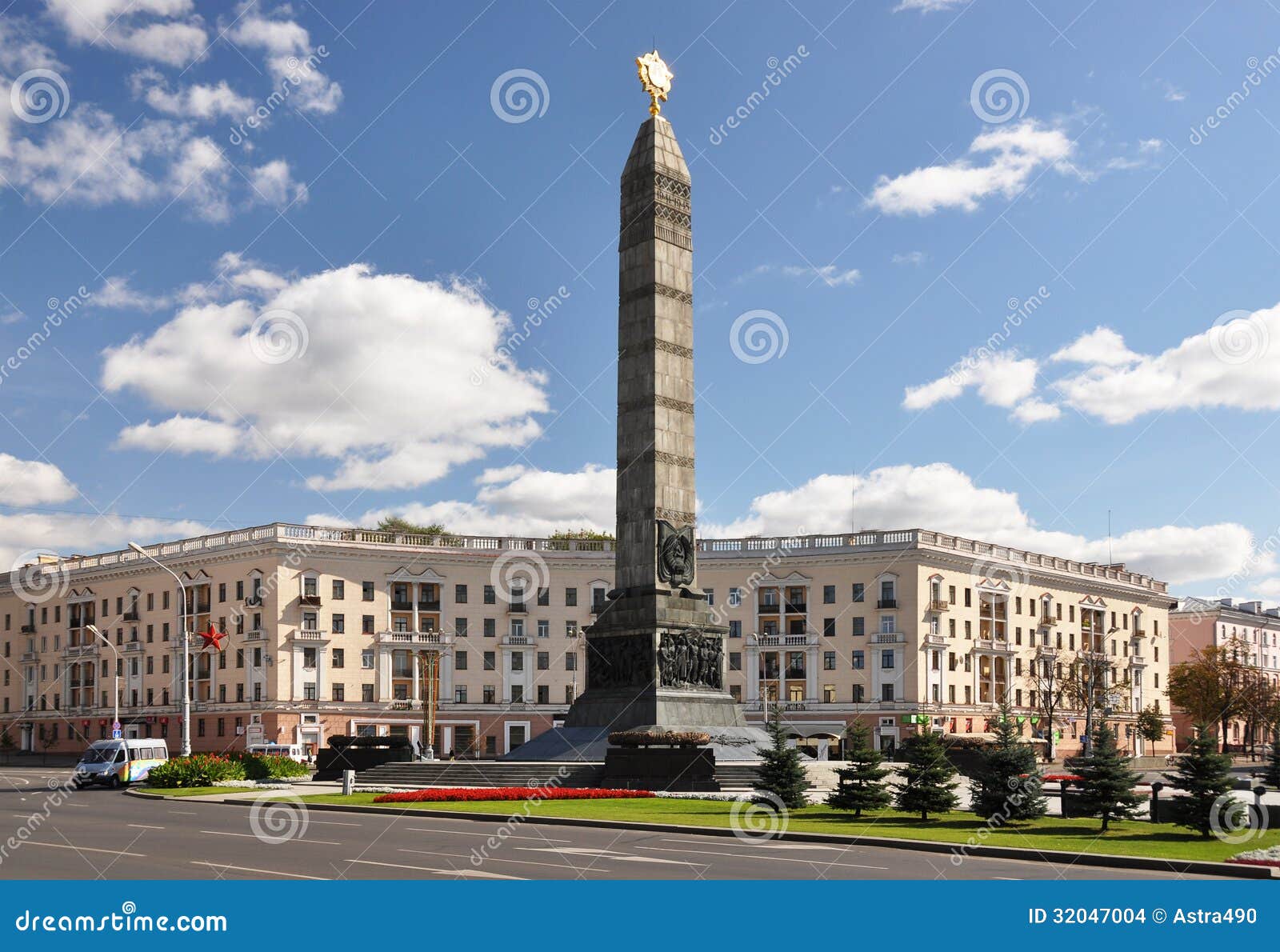victory square in minsk, belarus