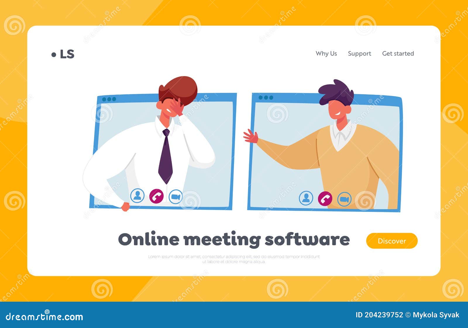 Video chat page