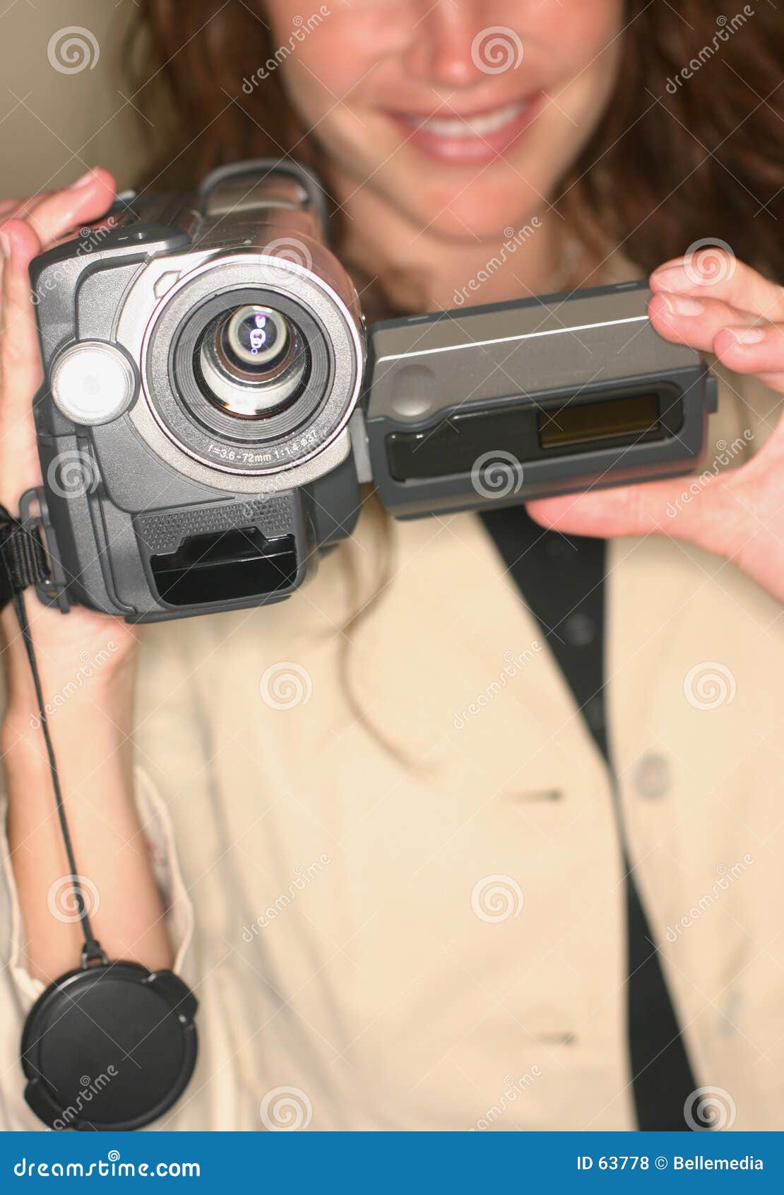 Video camera stock photo. Image of filming, taping, expression 63778
