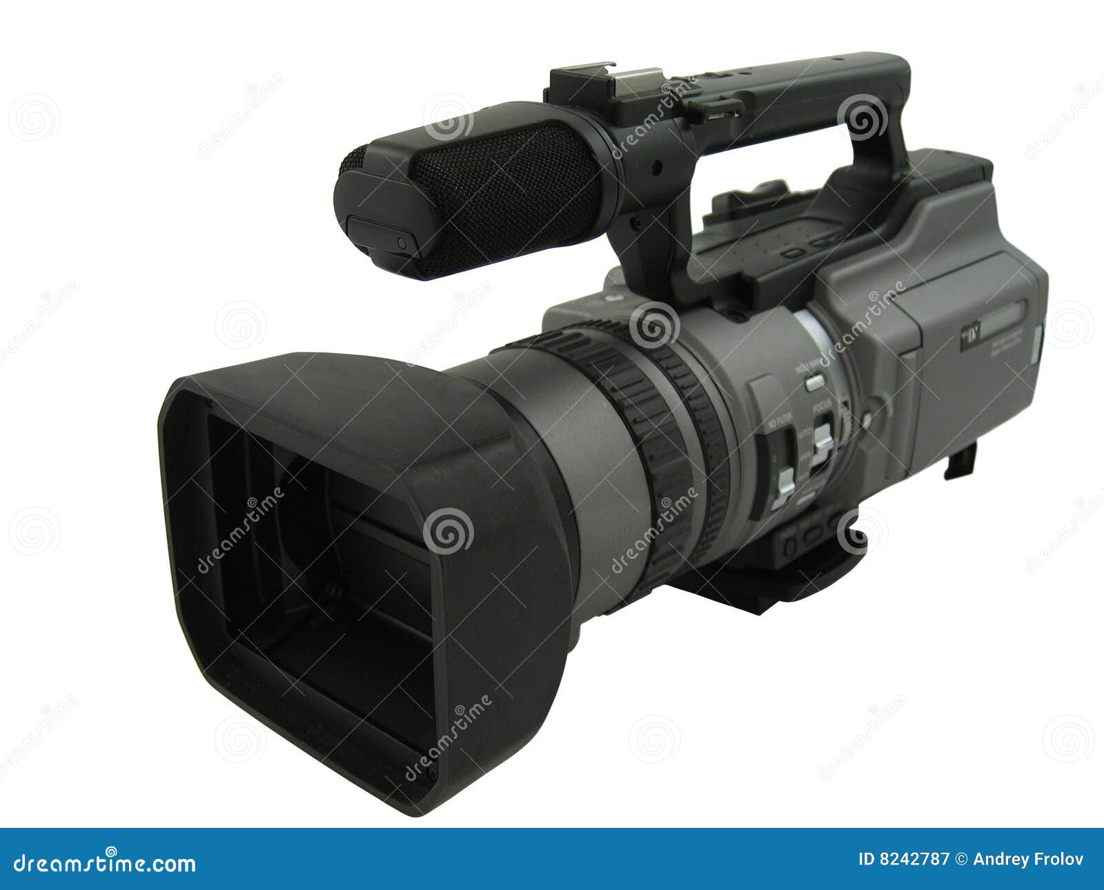Video camera stock image. Image of camera, entertainment - 8242787