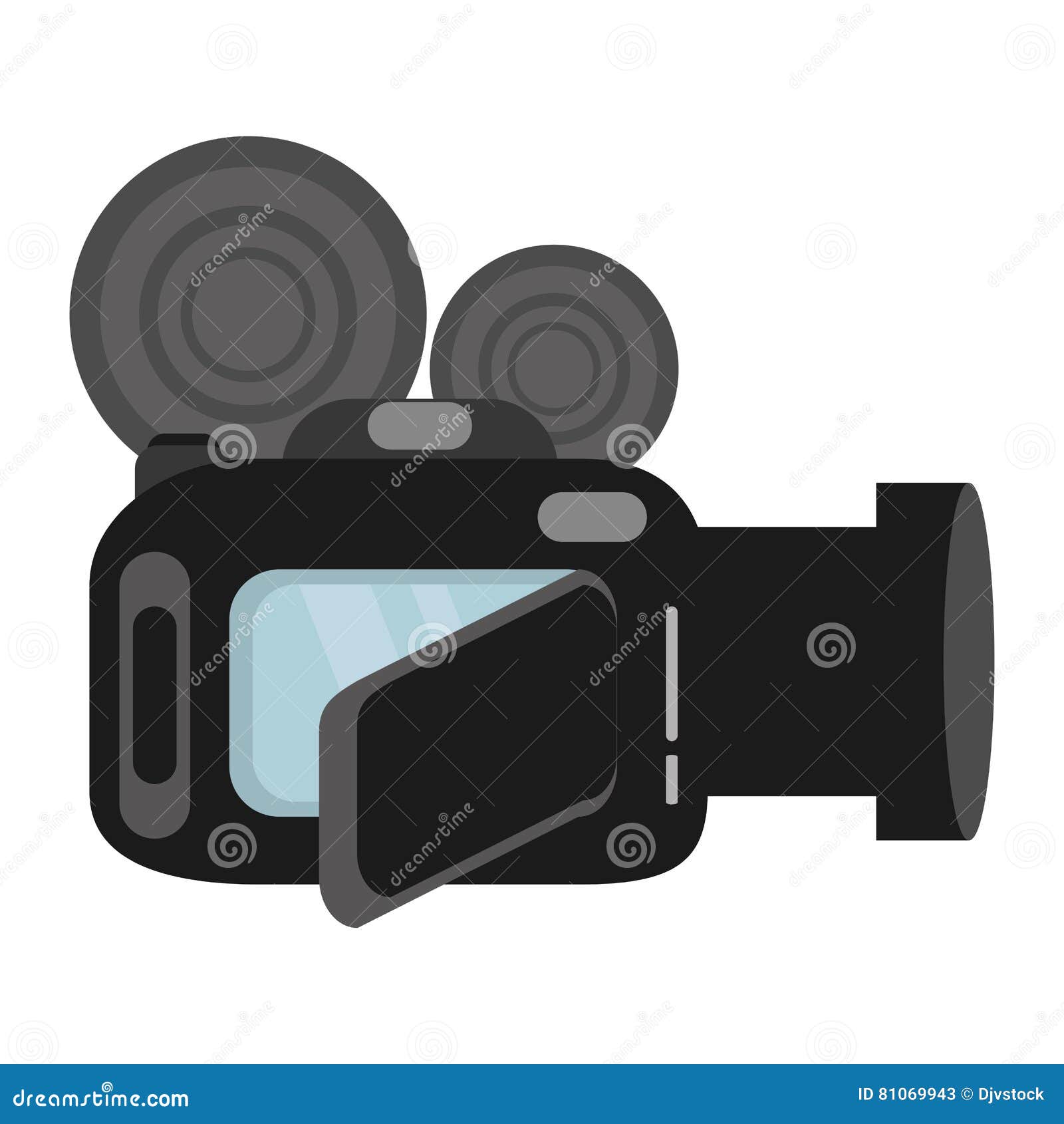 Video Camera Digital Recorder Wedding Stock Vector Illustration of