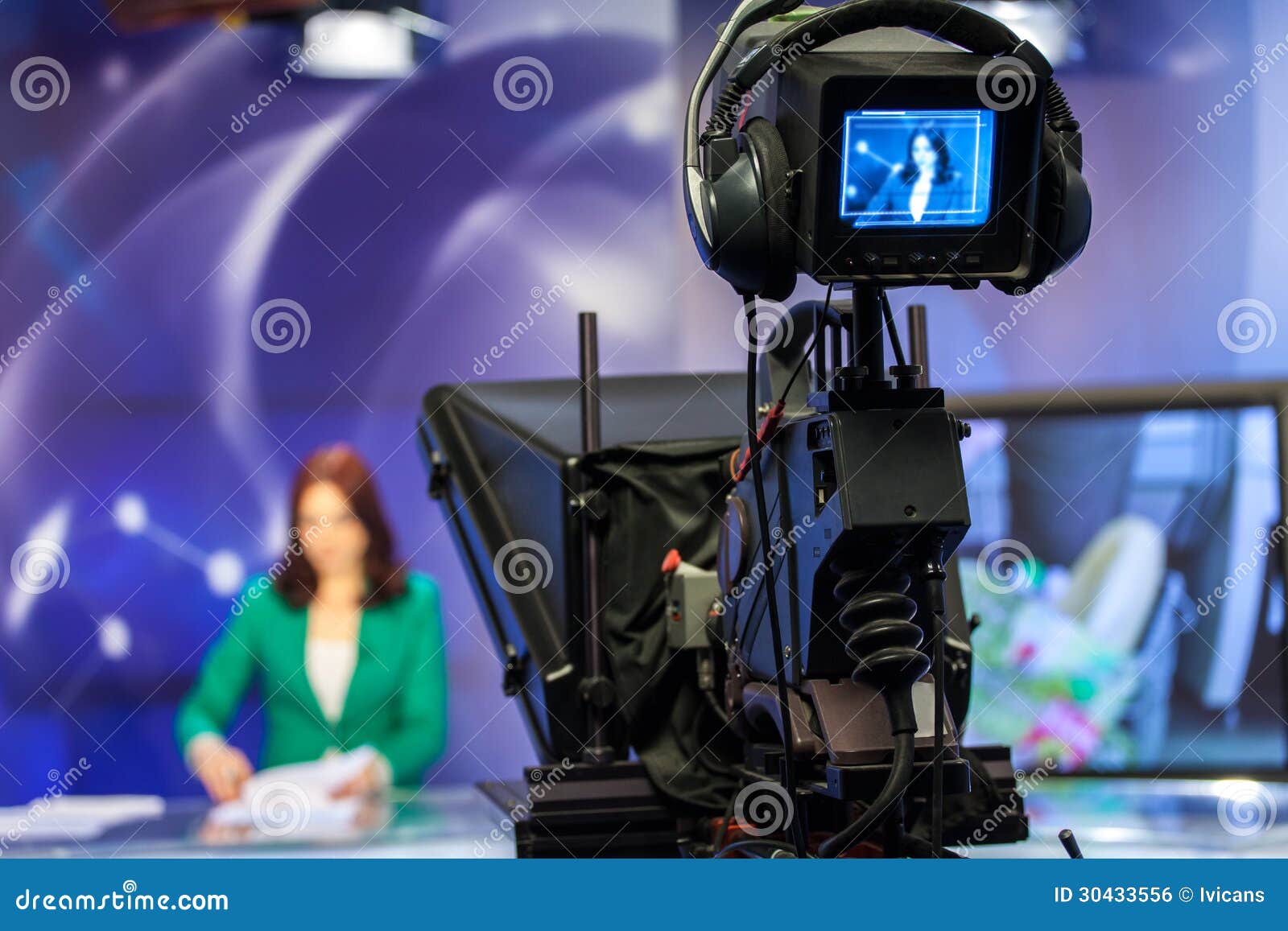 Video camera viewfinder stock photo. Image of setting 30433556
