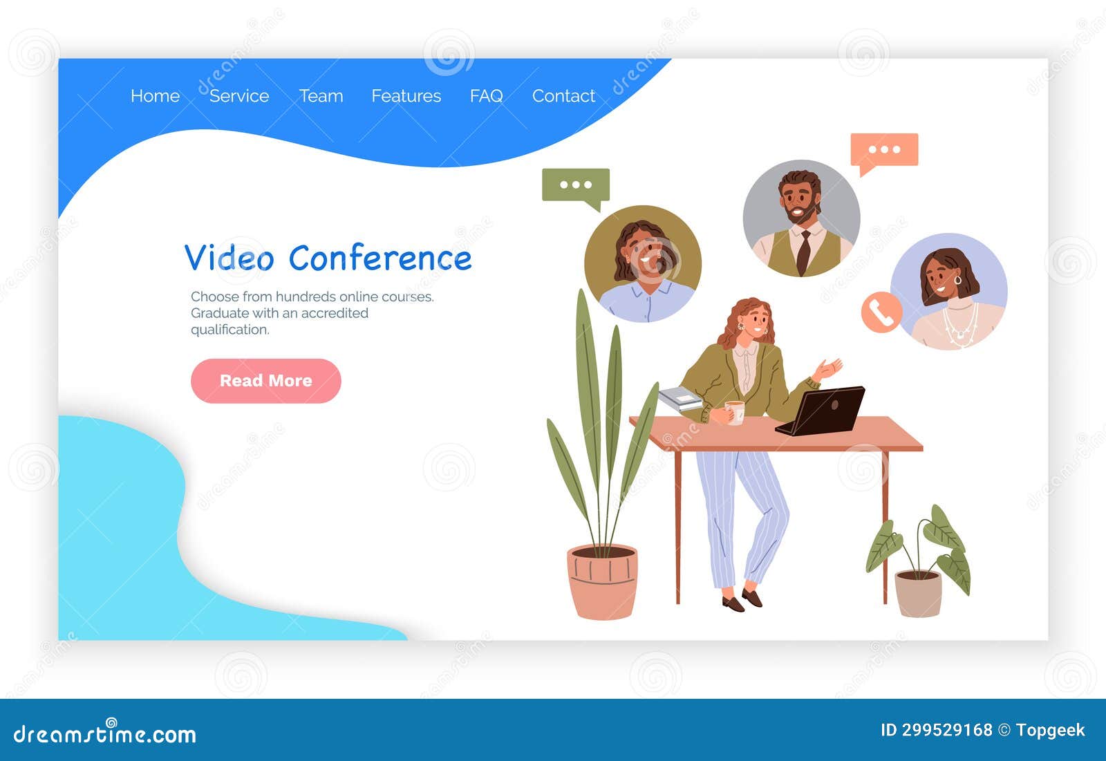 Video Conference. Technology Has Revolutionized Communication through