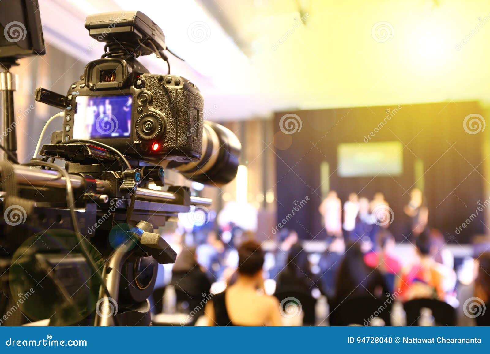 Video DSLR Camera Social Network Live Recording Stock Photo Image of