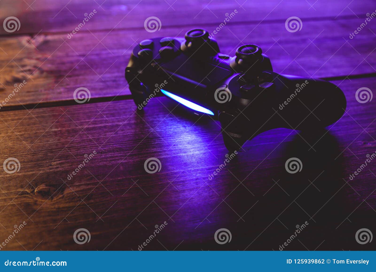 Video Game Controller Night with Lights Stock Photo Image of joypad