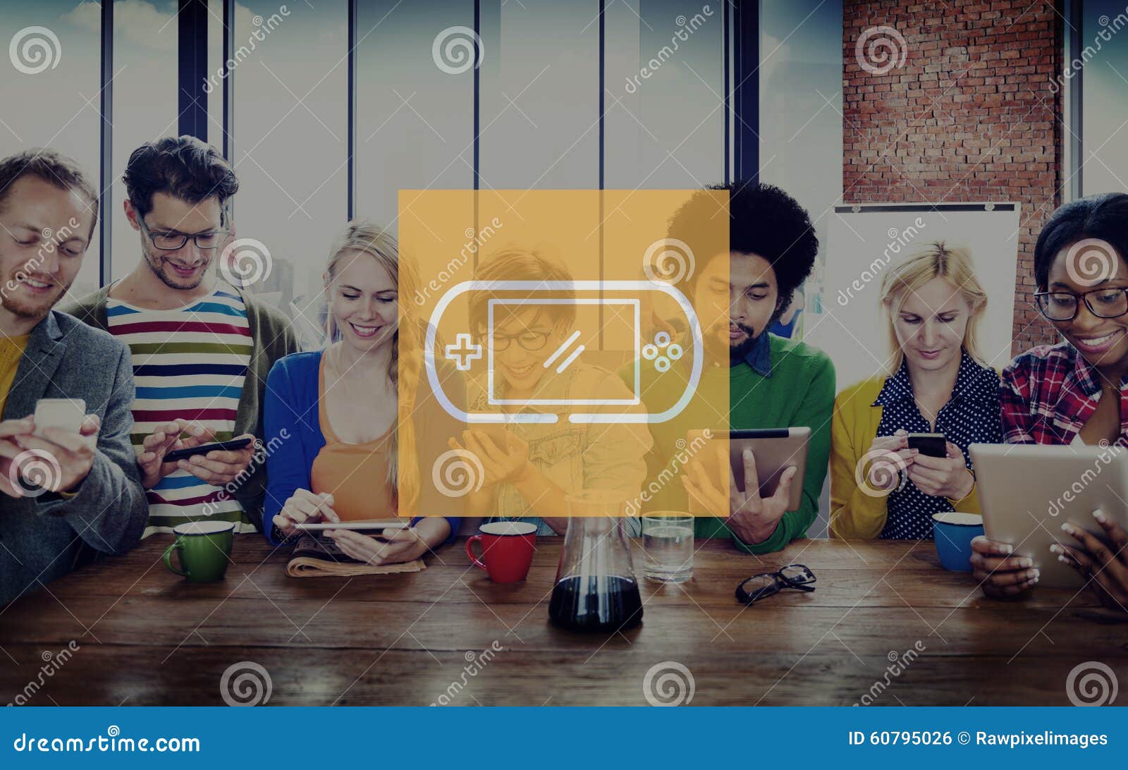 video game controlling joypad gaming concept