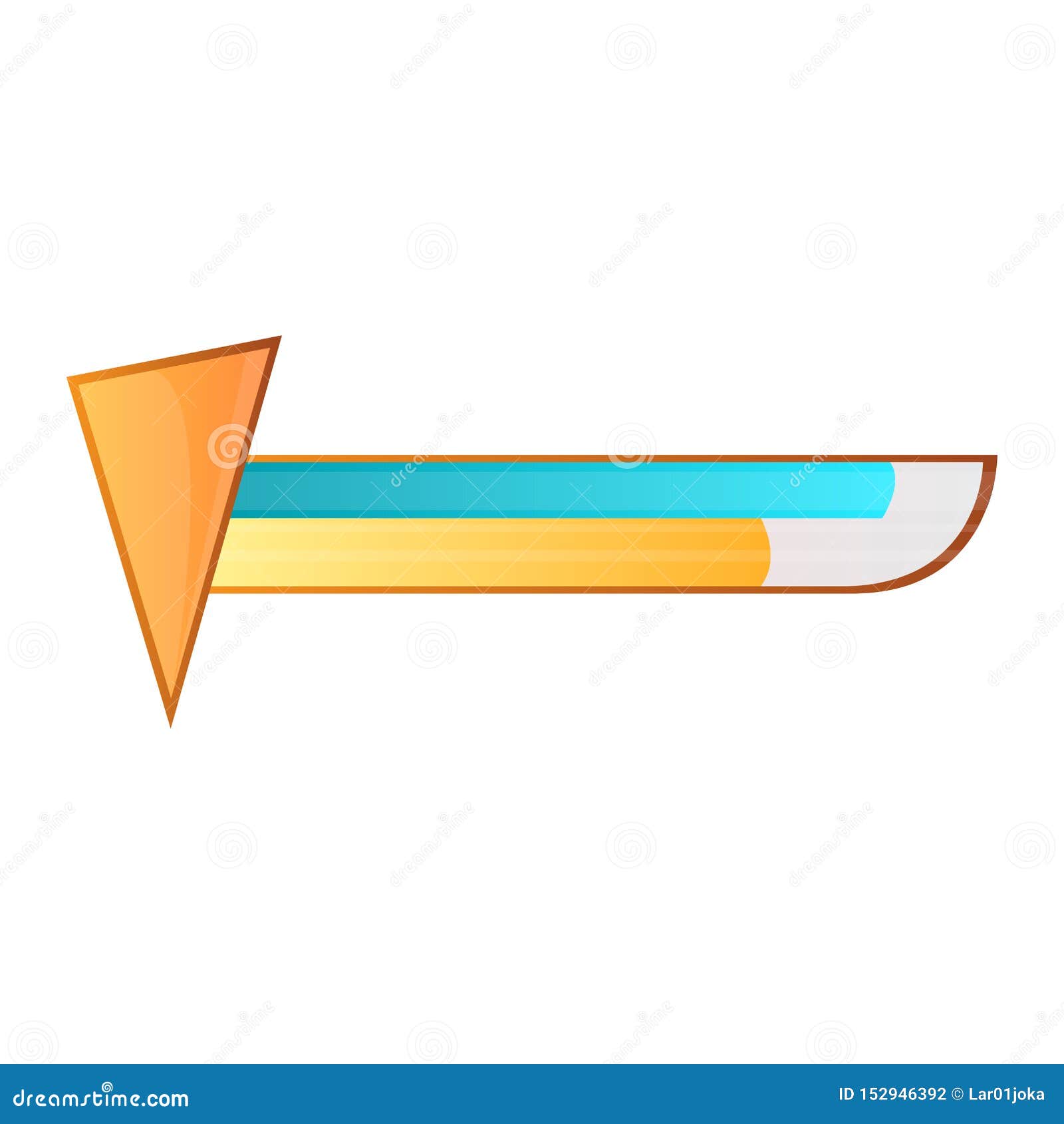 Video game energy bar stock vector. Illustration of play 152946392