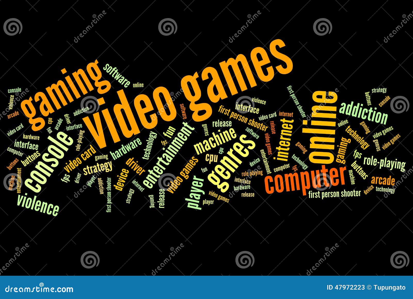 Video Games stock illustration. Illustration of creative 47972223
