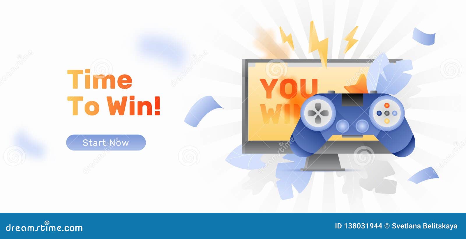 pics About You Video Games Template https www dreamstime com video gaming web banner vector template game controller over computer monitor you win words concept image138031944