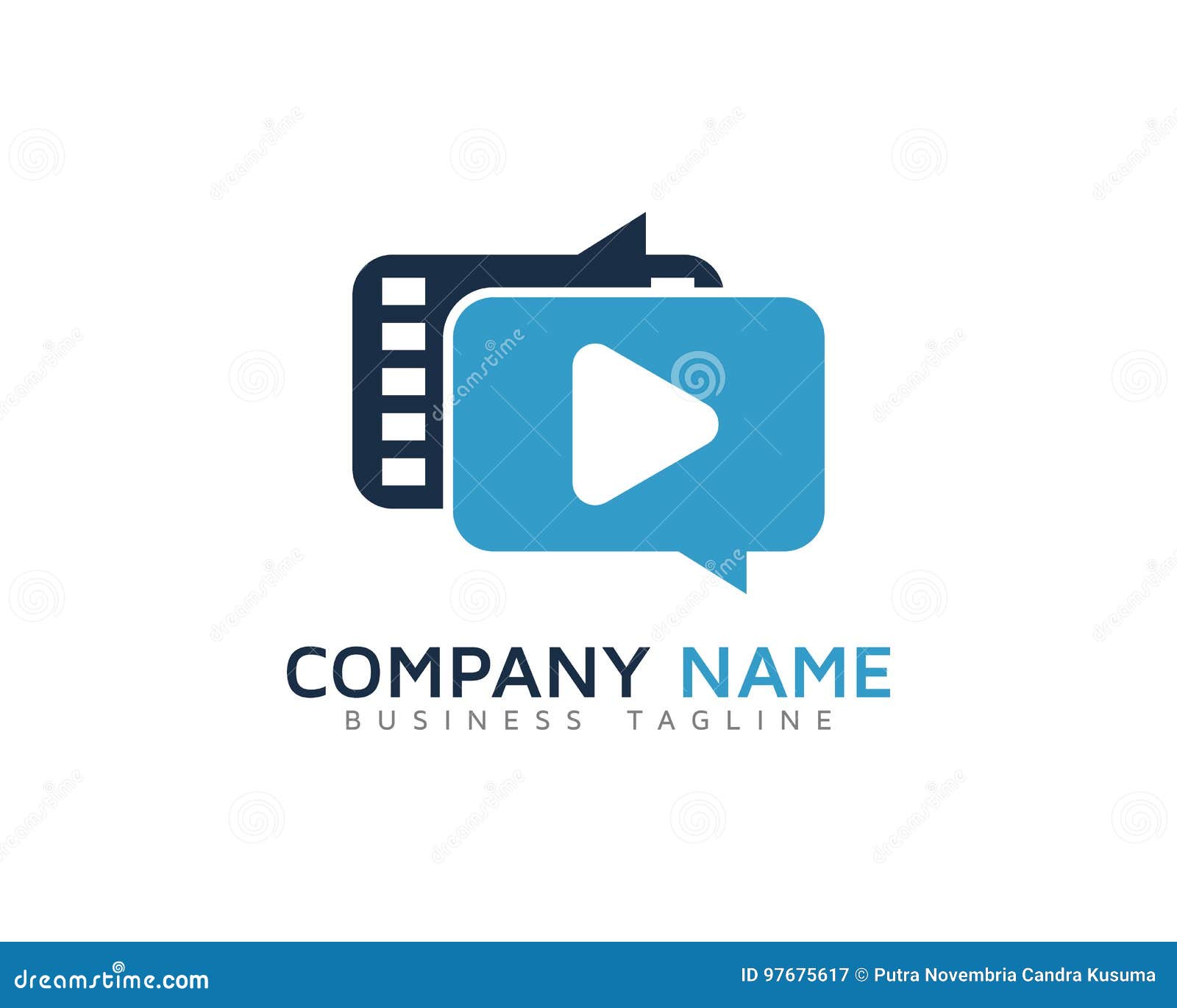 Video Icon Logo Design Element Stock Vector - Illustration of media