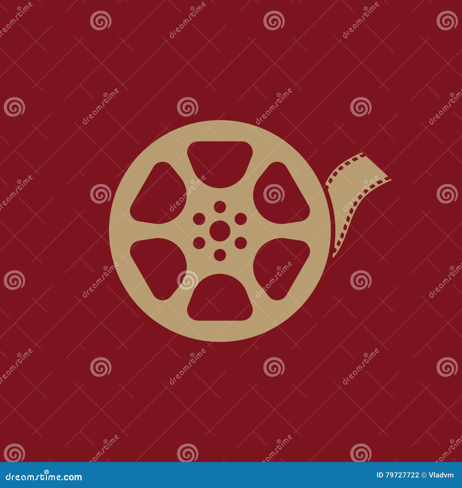 The Video Icon. Movie Symbol Stock Vector - Illustration of abstract ...