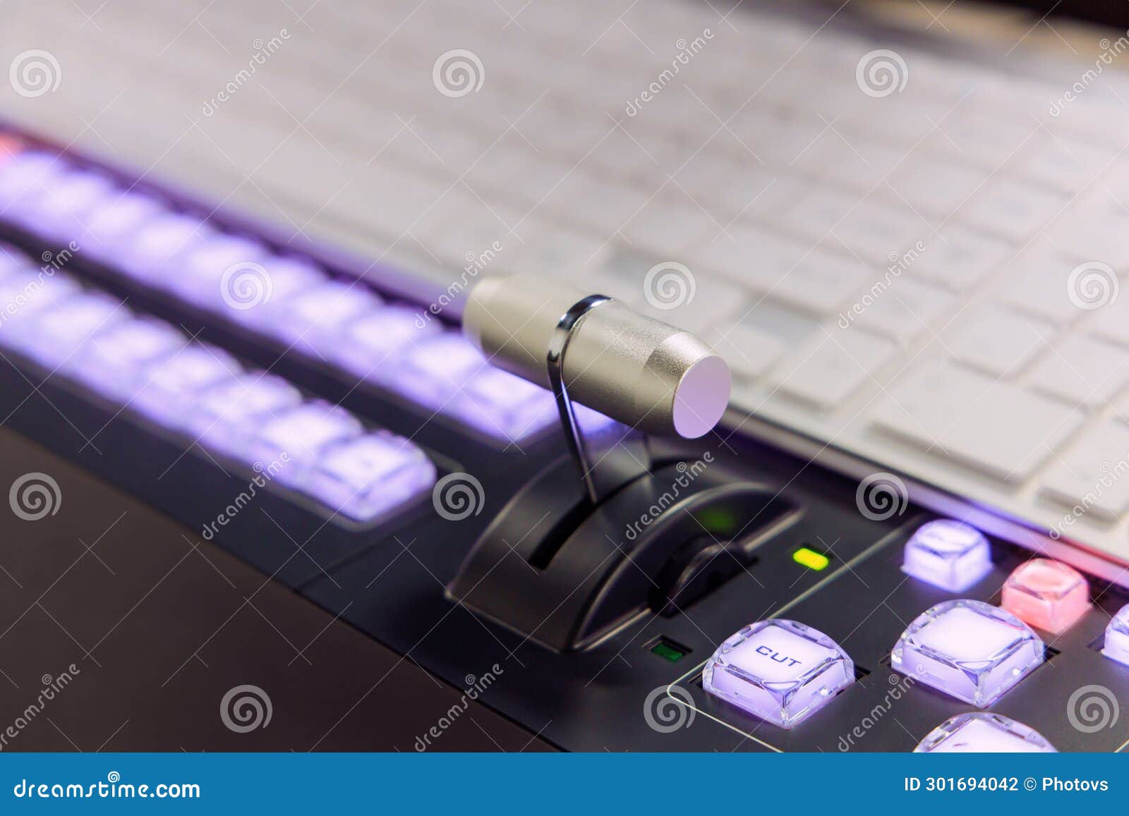 Video Switcher Control Video Panel for Online Broadcasting a Streaming