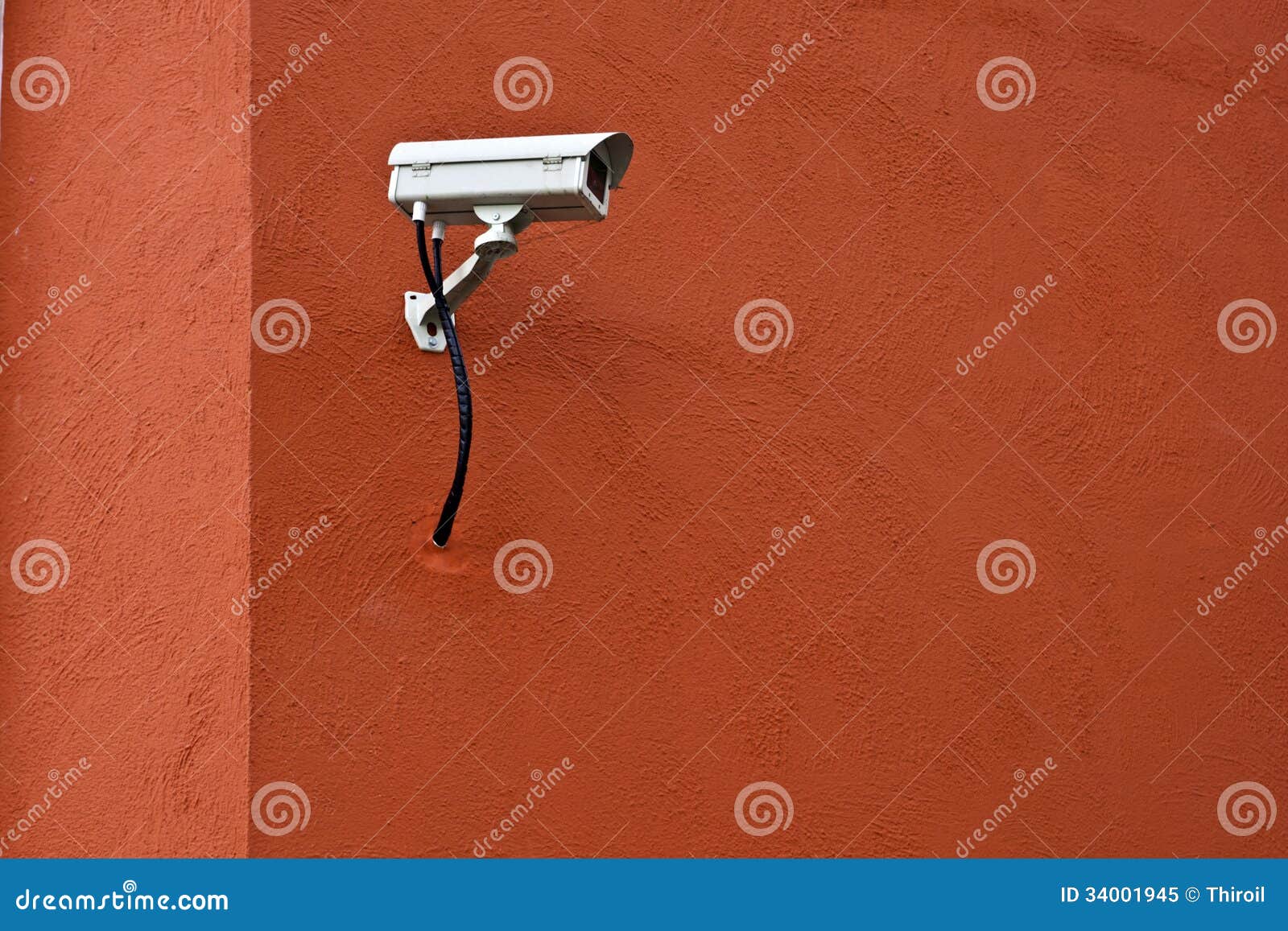 Videocamera Di Sicurezza Fotografia Stock. Immagine Di Isolato - 28347218