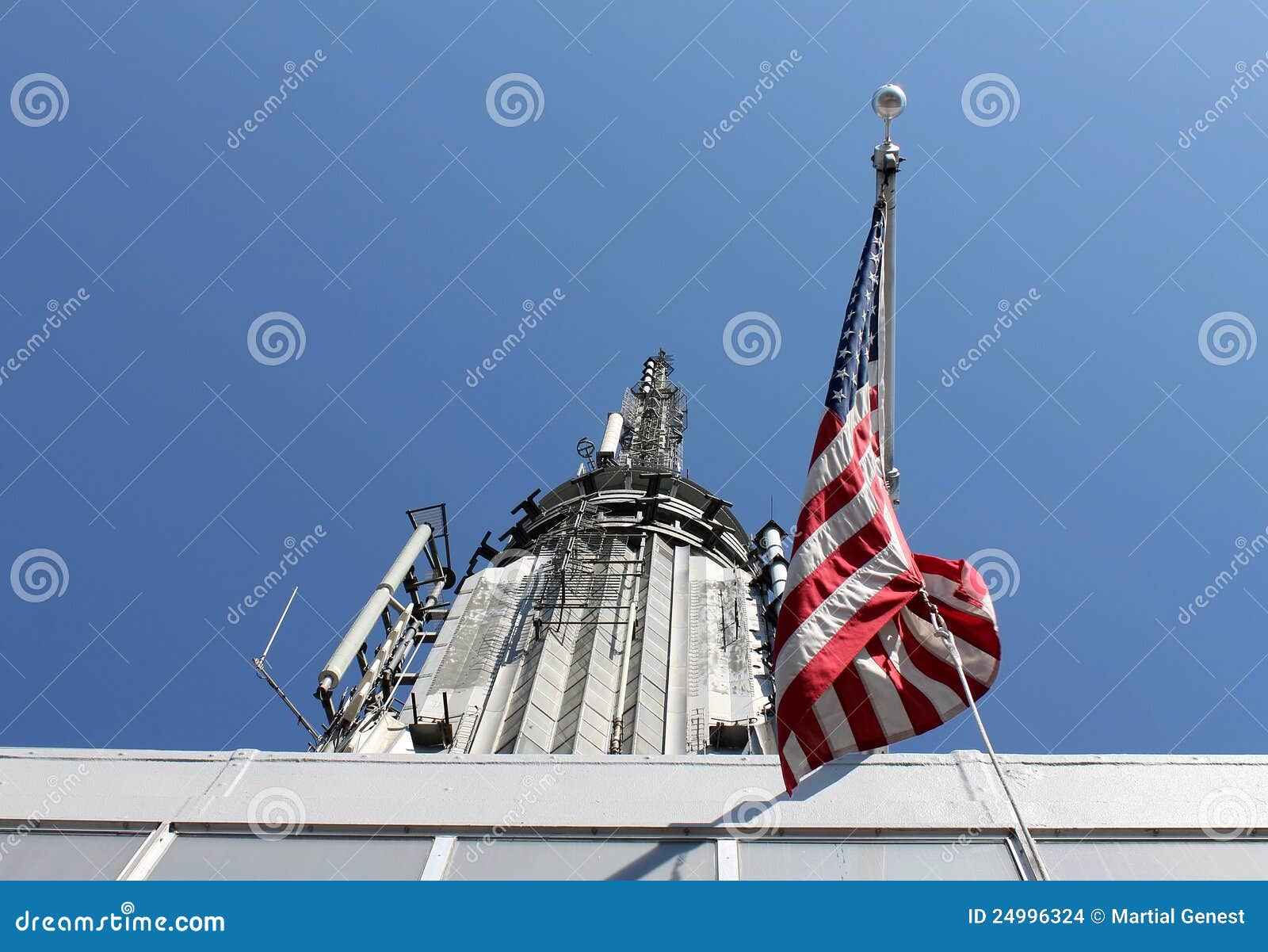 Vieja Gloria Encima Del Empire State Imagen de archivo editorial