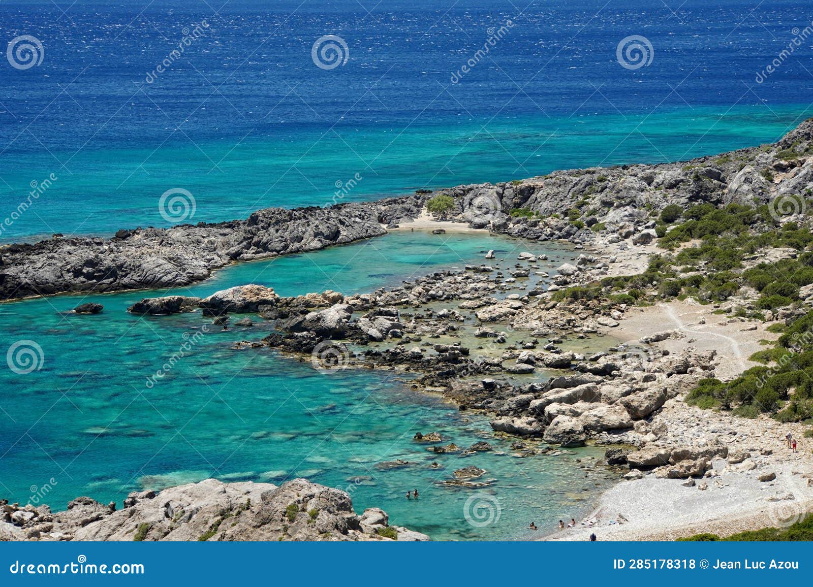 viena beach in paleochora, crete