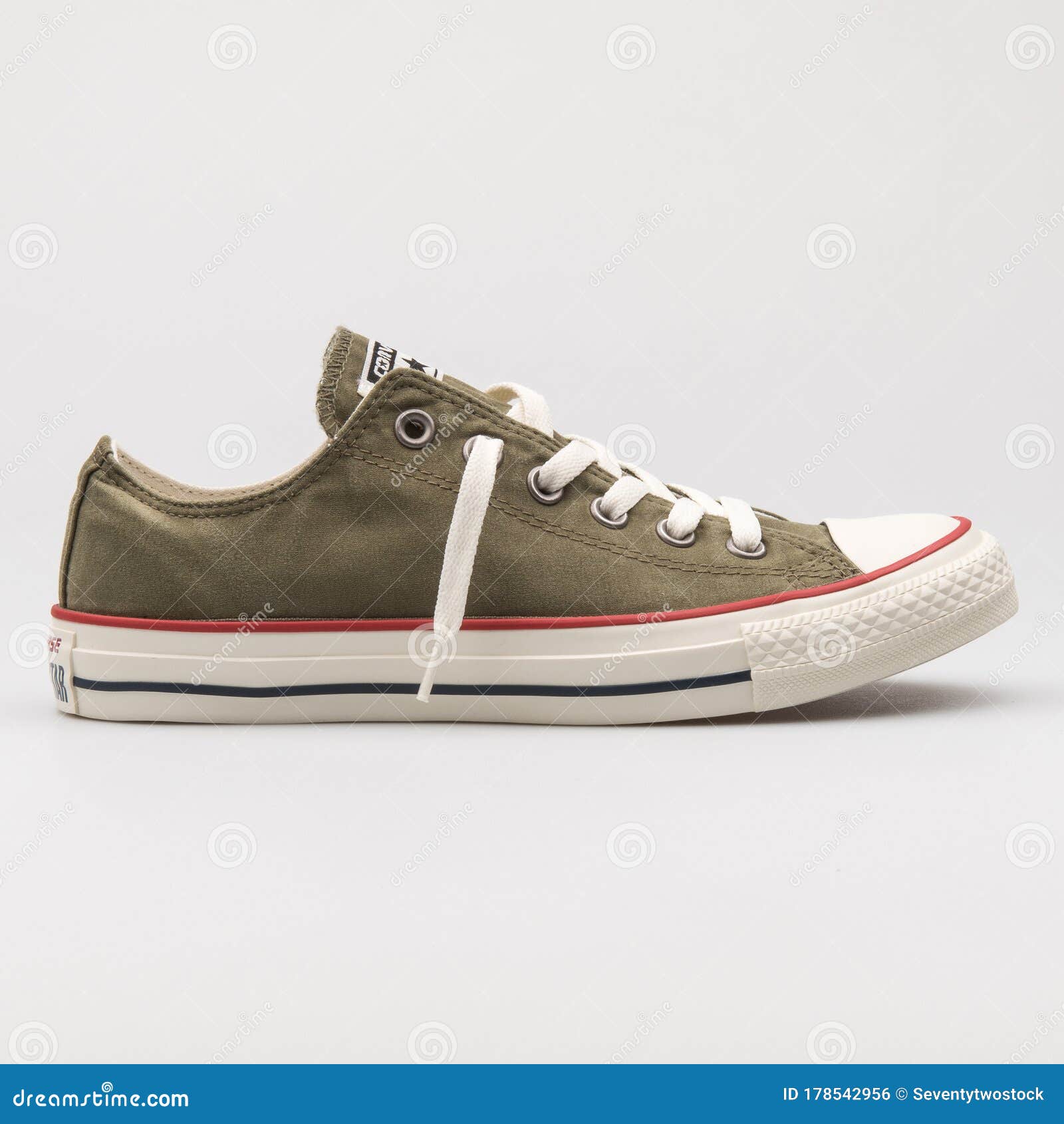 olive green converse