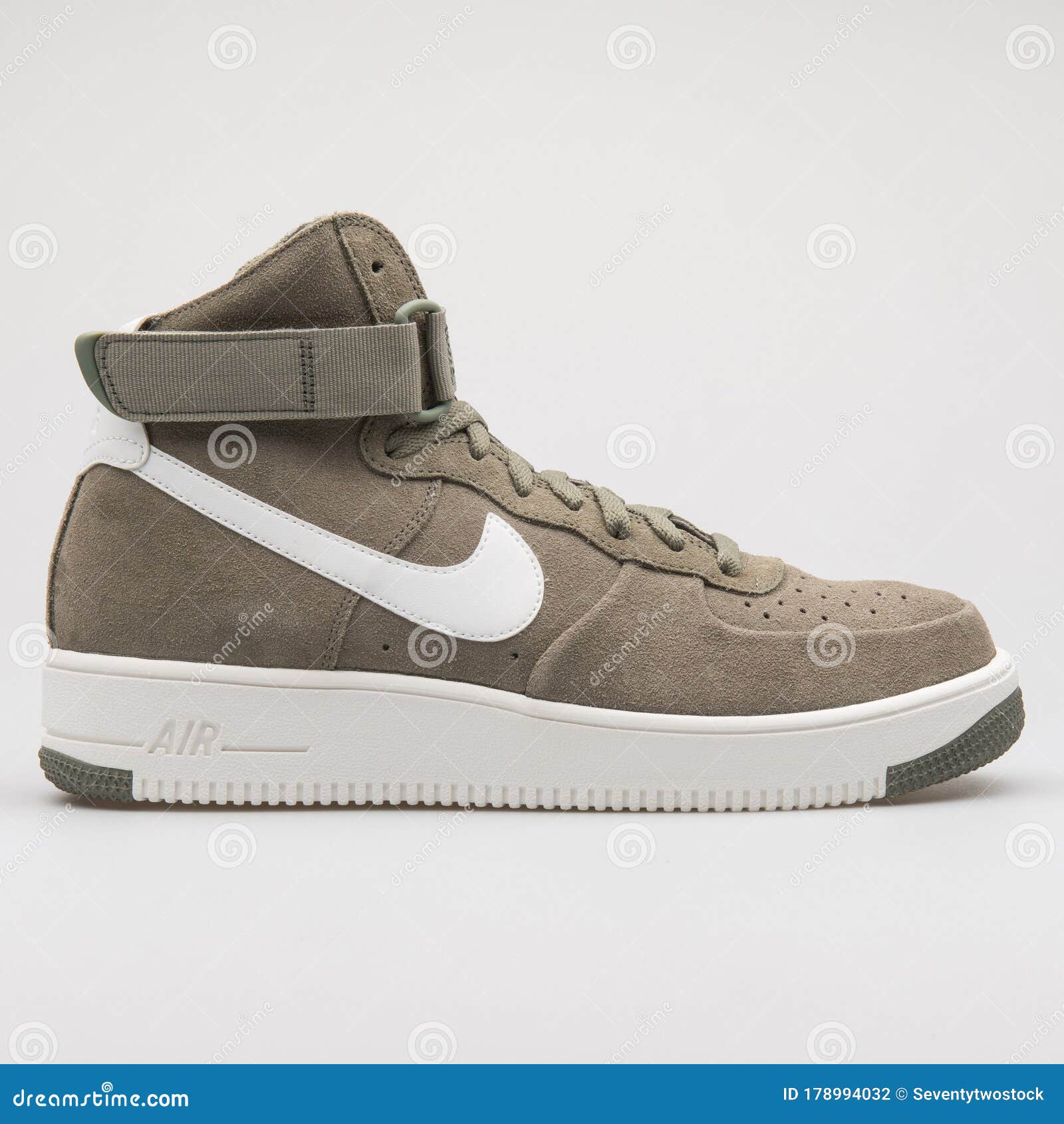 Nike Air Force 1 Ultraforce High Dark Stucco and White Sneaker ...