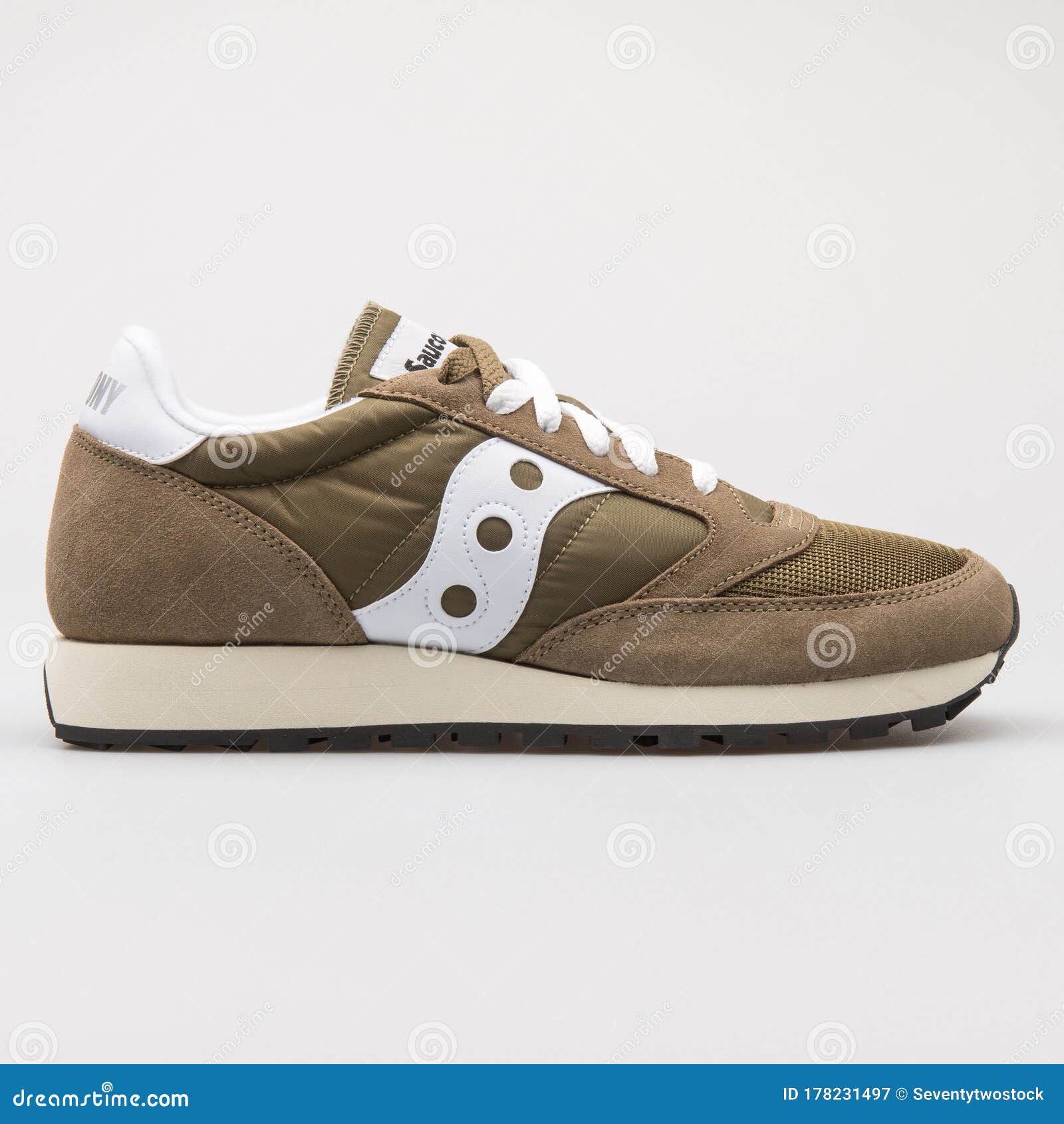 saucony jazz original vintage olive