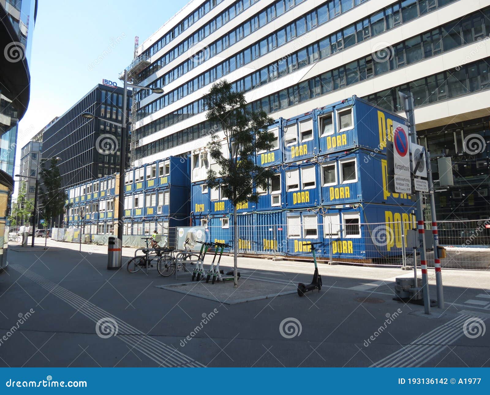 Building Site Aka Construction Site in Vienna Editorial Photography