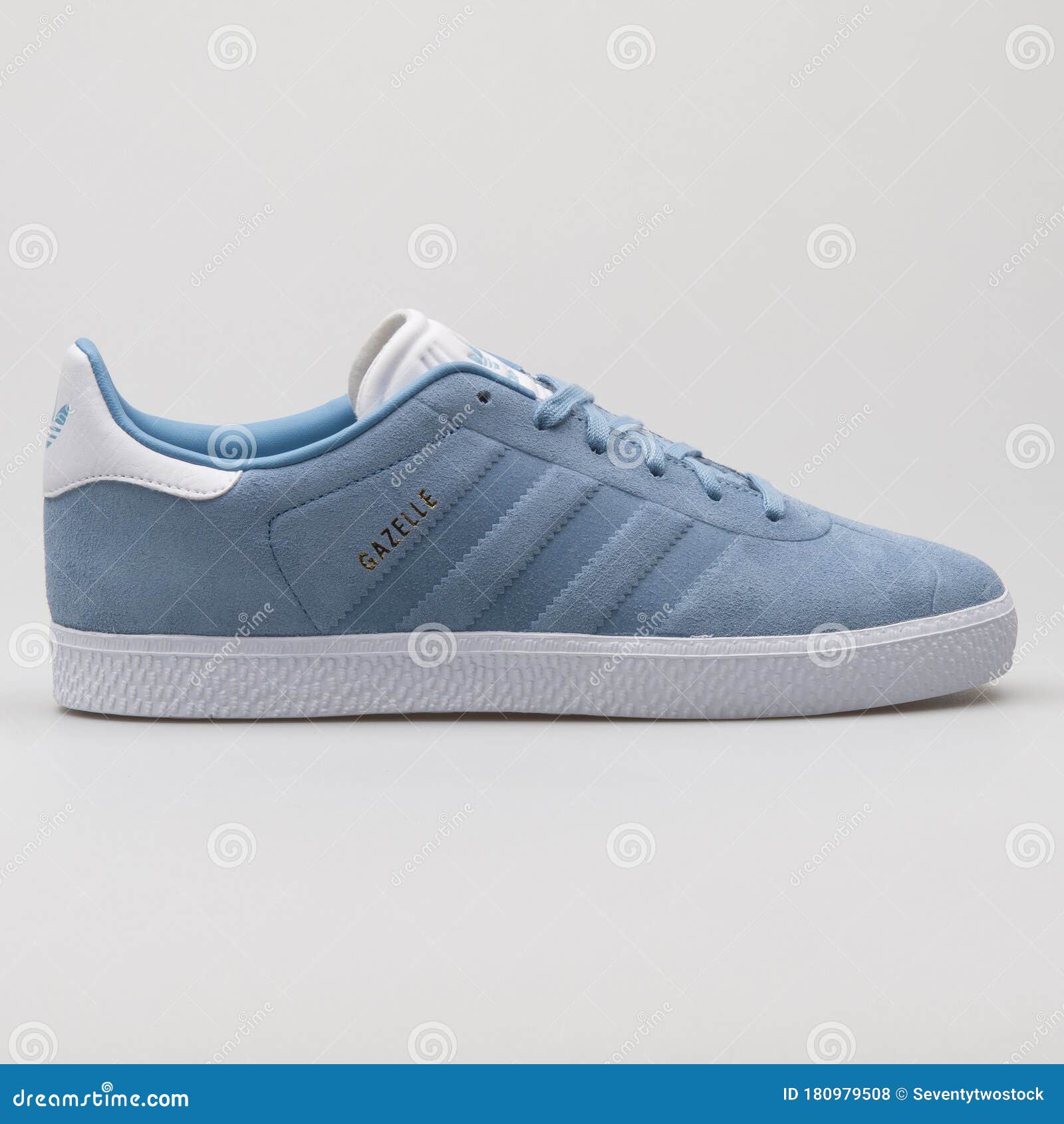 Adidas Gazelle Light Blue White Editorial Stock Photo - Image of sneakers, 180979508
