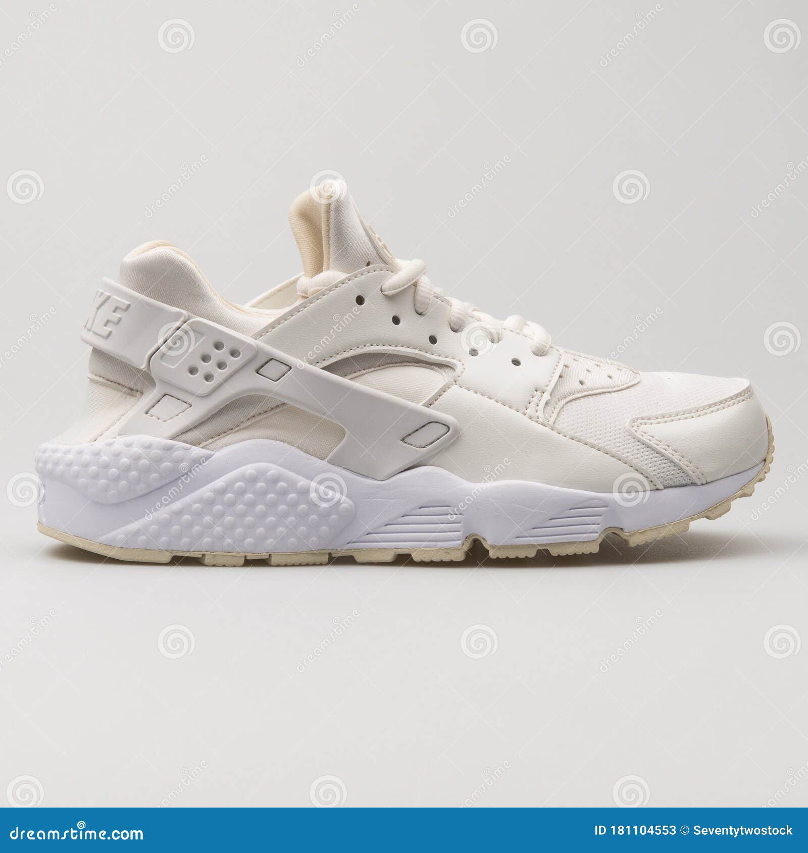 nike huarache beige Nike Air Huarache Run Cream and White Editorial Stock Photo