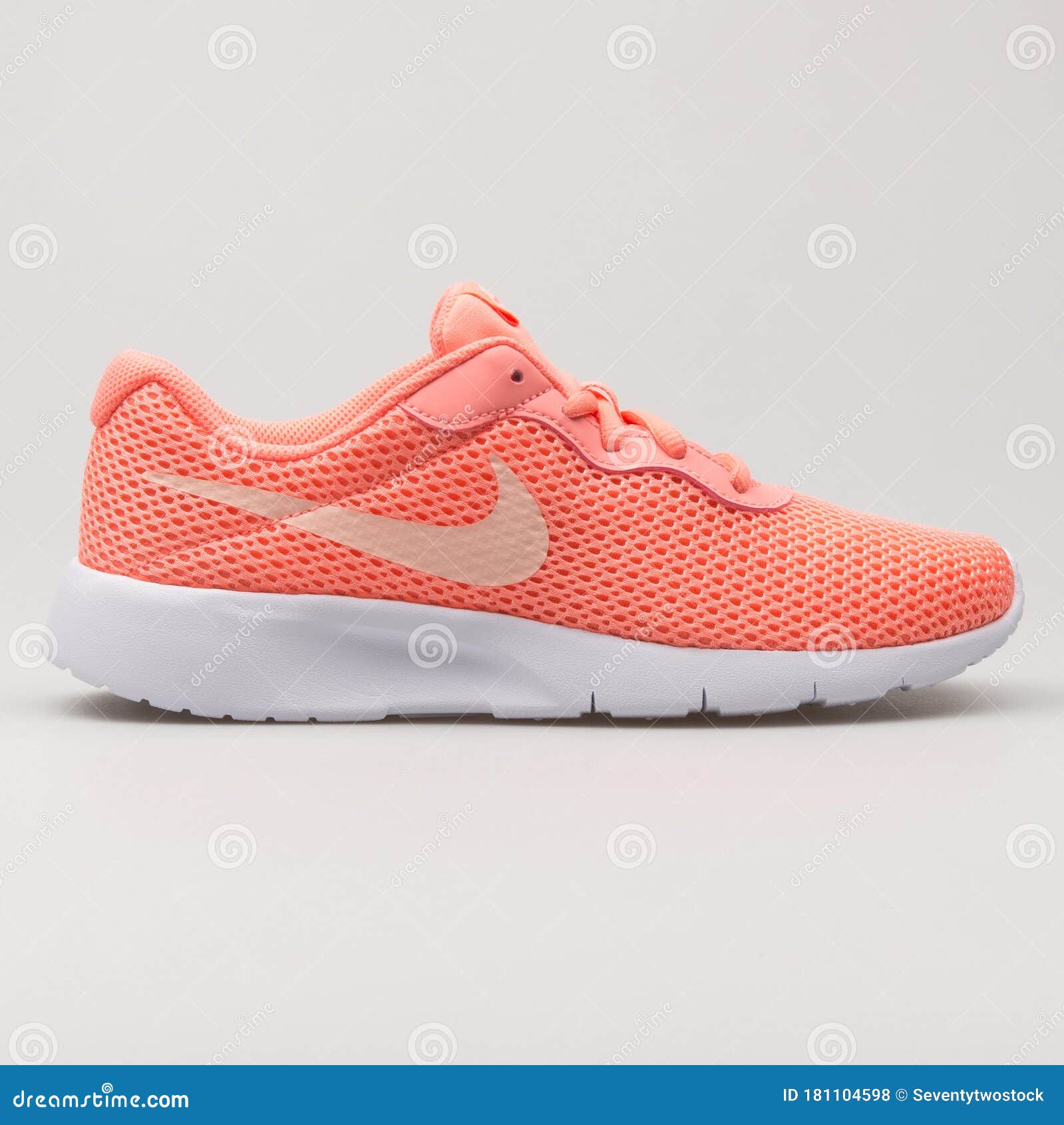 Nike Tanjun Pink White Editorial Stock Photo Image of casual: 181104598