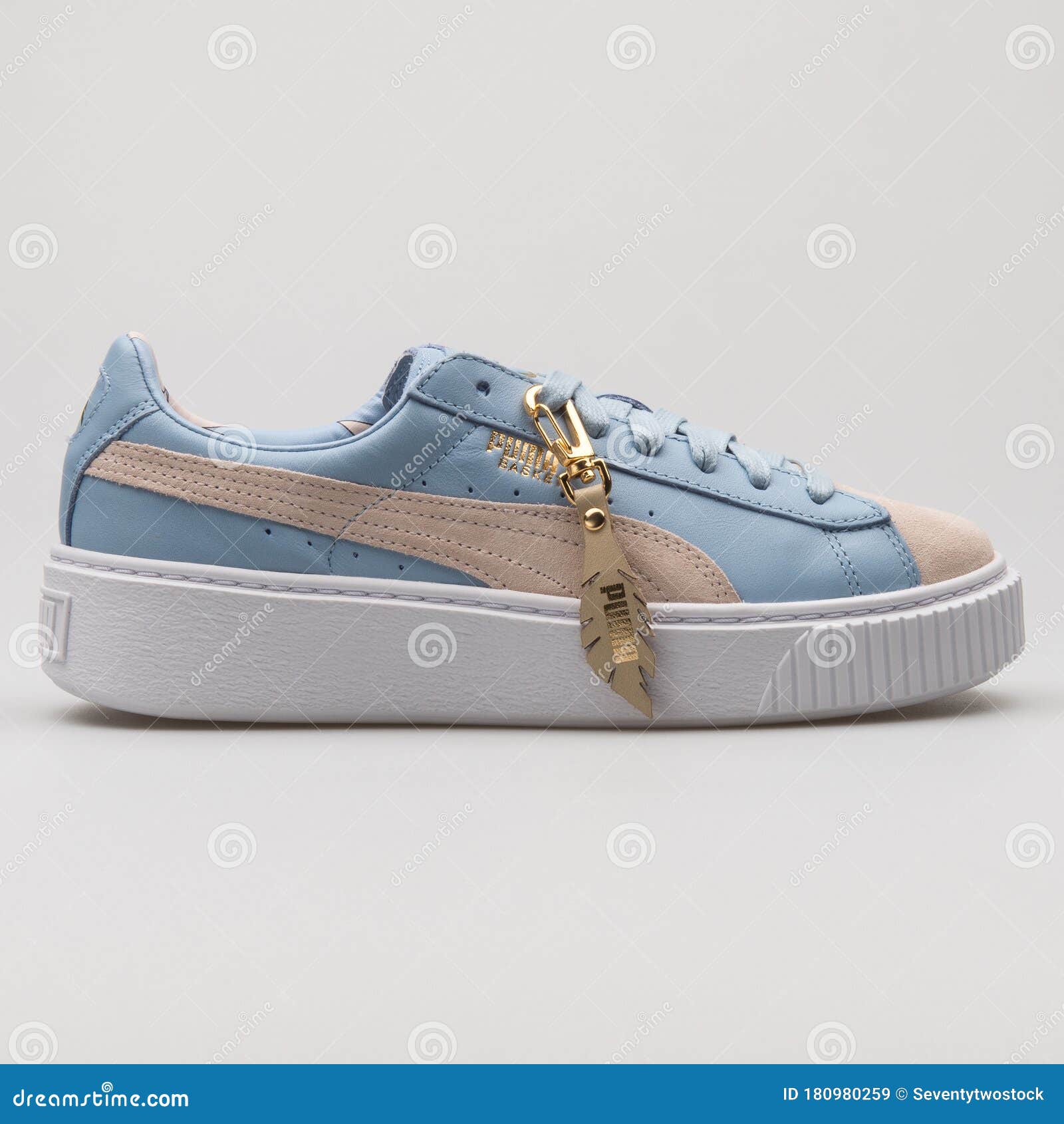 Basket Platform Coach Blue, Beige and White Sneaker Editorial Stock Image - Image activity, fitness: 180980259
