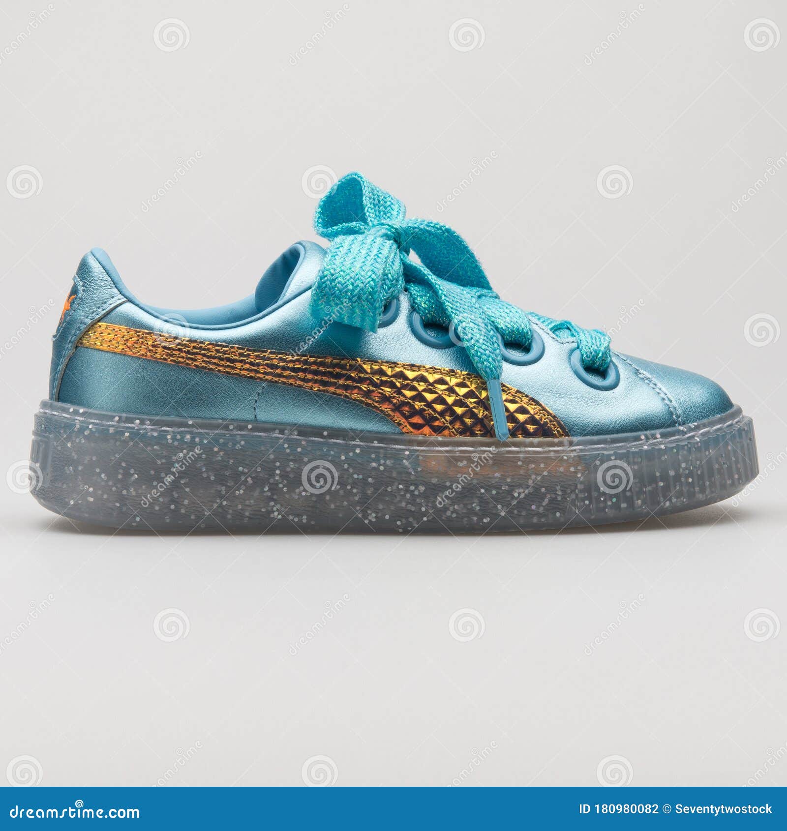 puma platform glitter