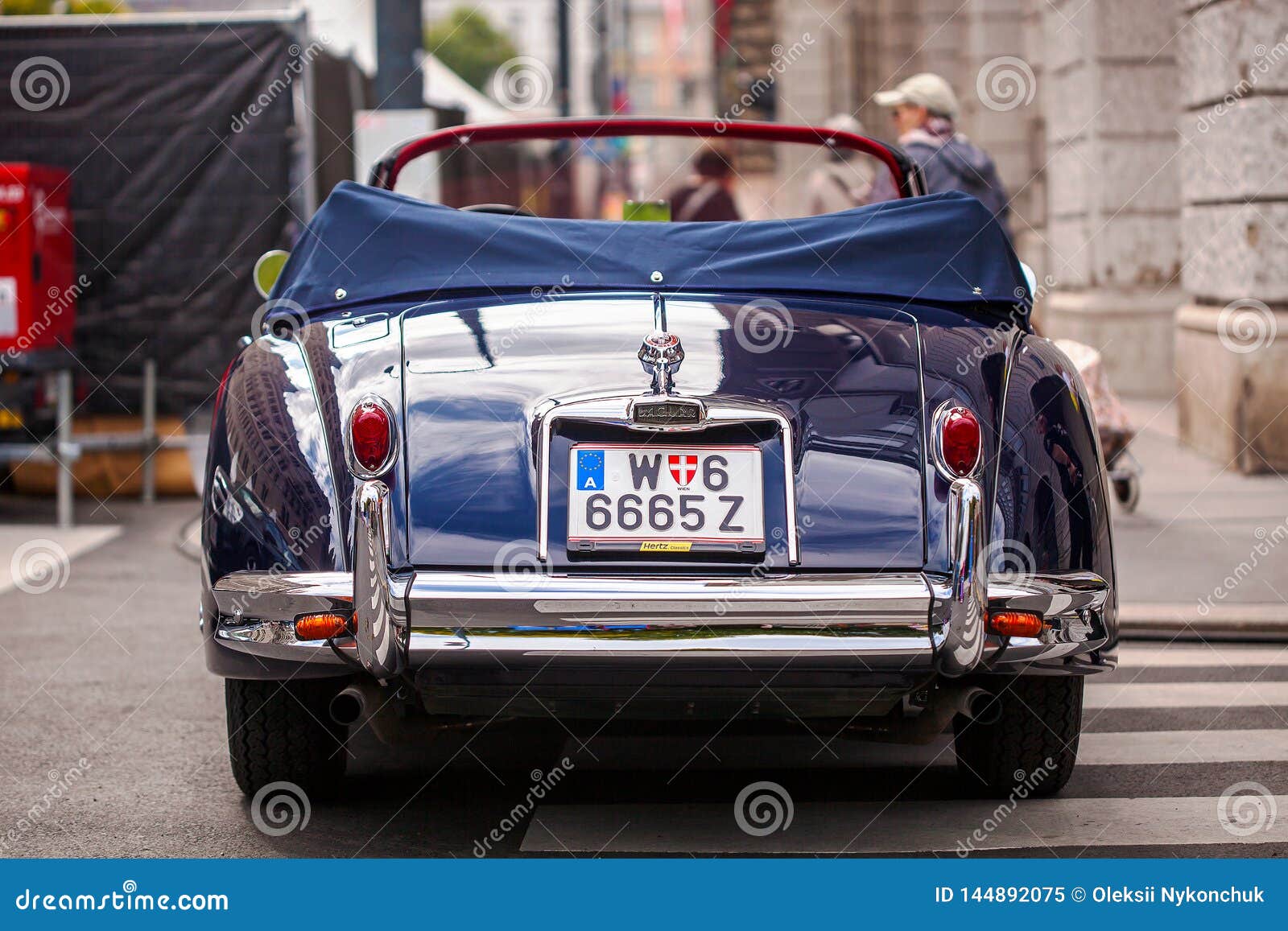 Vienna, Austria June 06, 2018 Rear Part of Retro Car Editorial Image