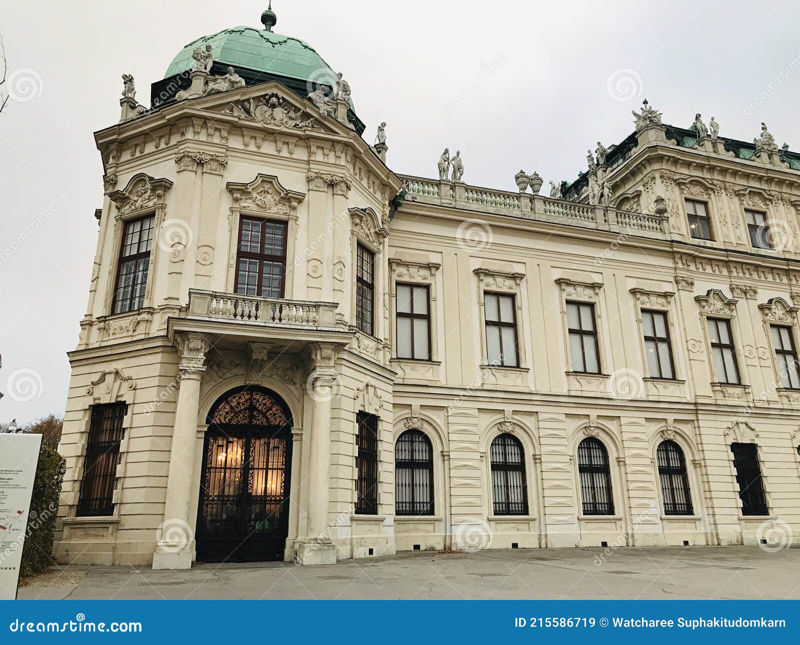 Upper Belvedere Palace In Vienna, Austria, Baroque Architecture