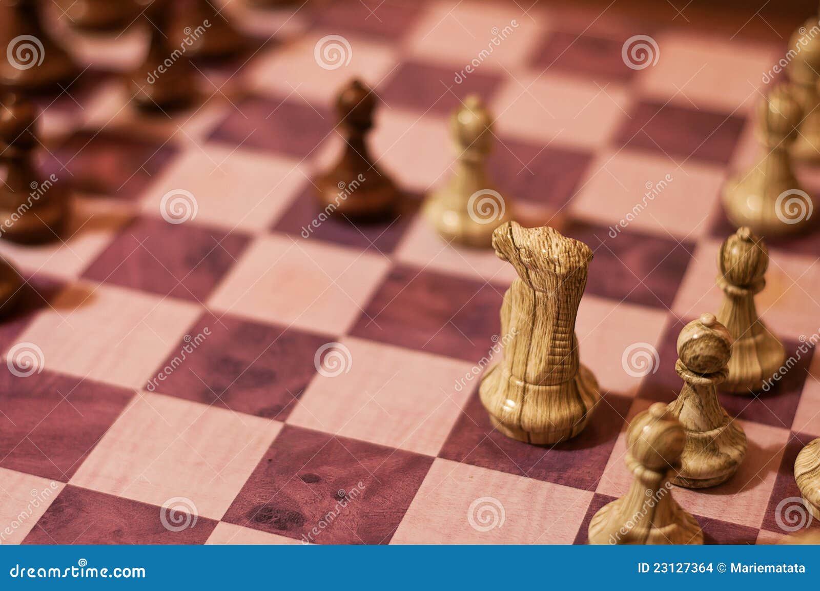 Vienna Game in chess stock photo. Image of game, bokeh - 23127364