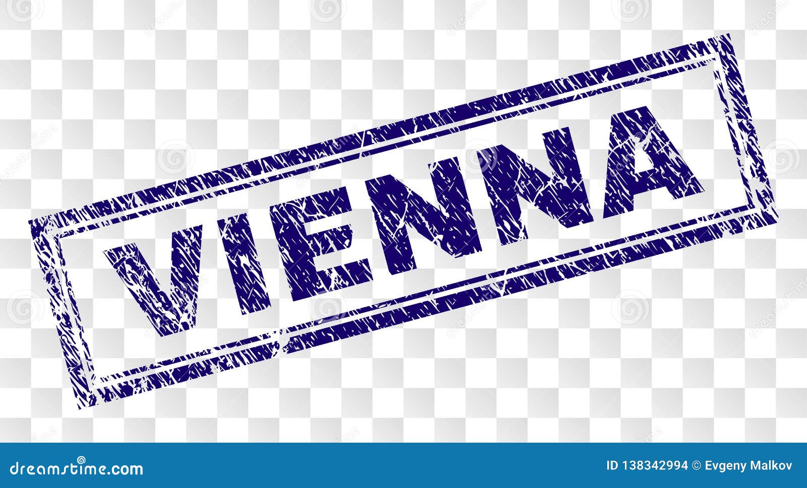 Grunge VIENNA Rectangle Stamp Stock Vector - Illustration of design