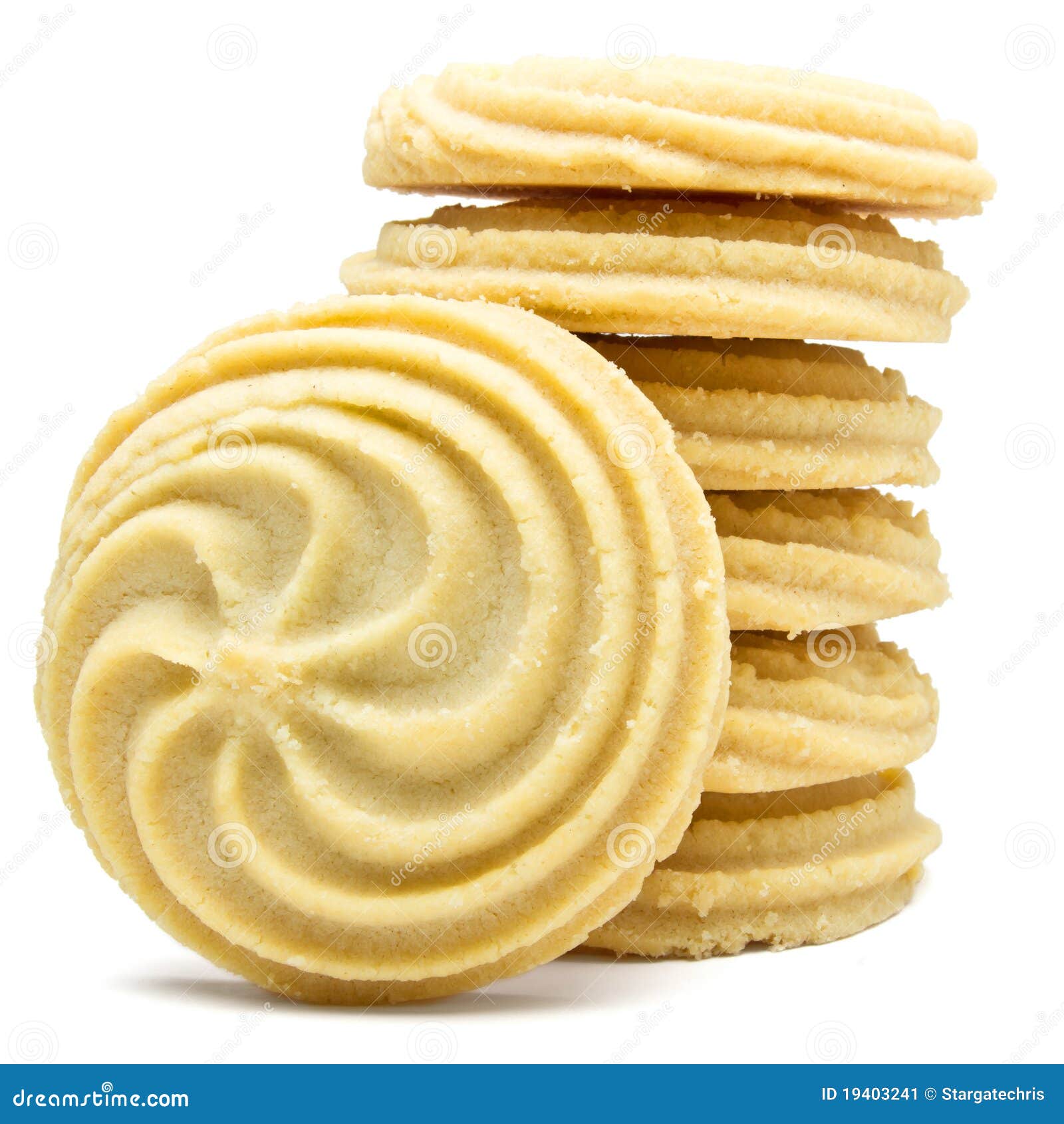 Viennese Swirl Biscuits Stock Image Image 19403241