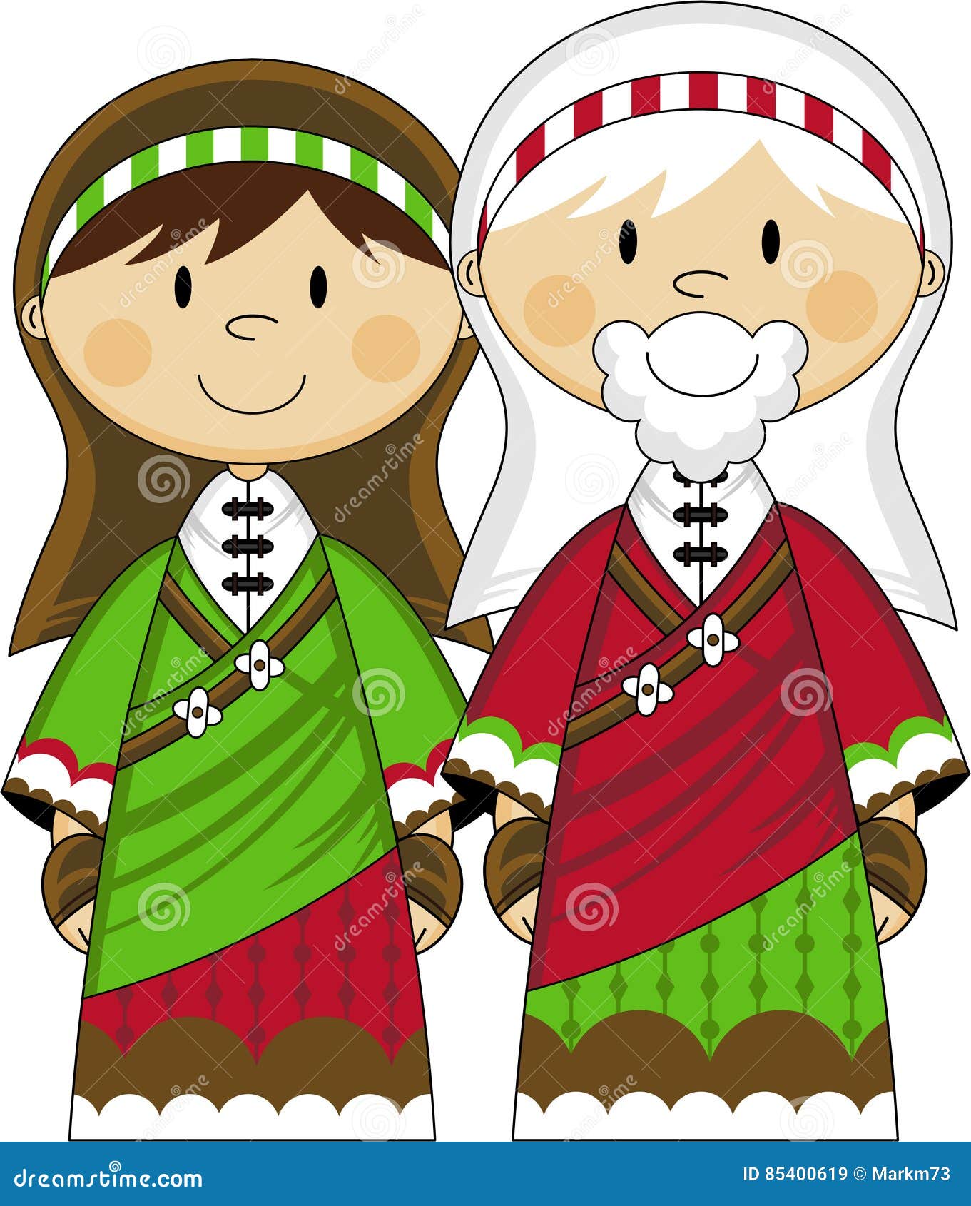 Vierge Marie Et Joseph Bande Dessinée Illustration de Vecteur Illustration du religion