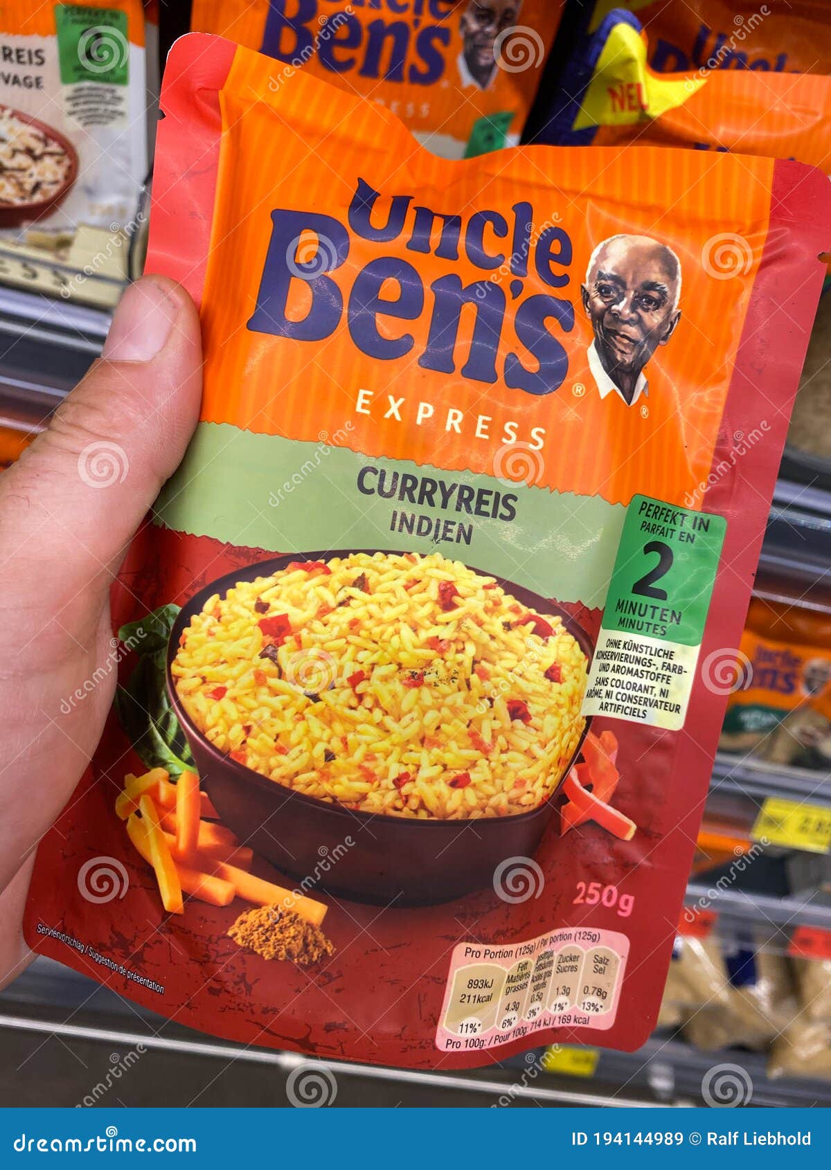 Uncle Bens Rice Stock Photos - Free & Royalty-Free Stock Photos from  Dreamstime