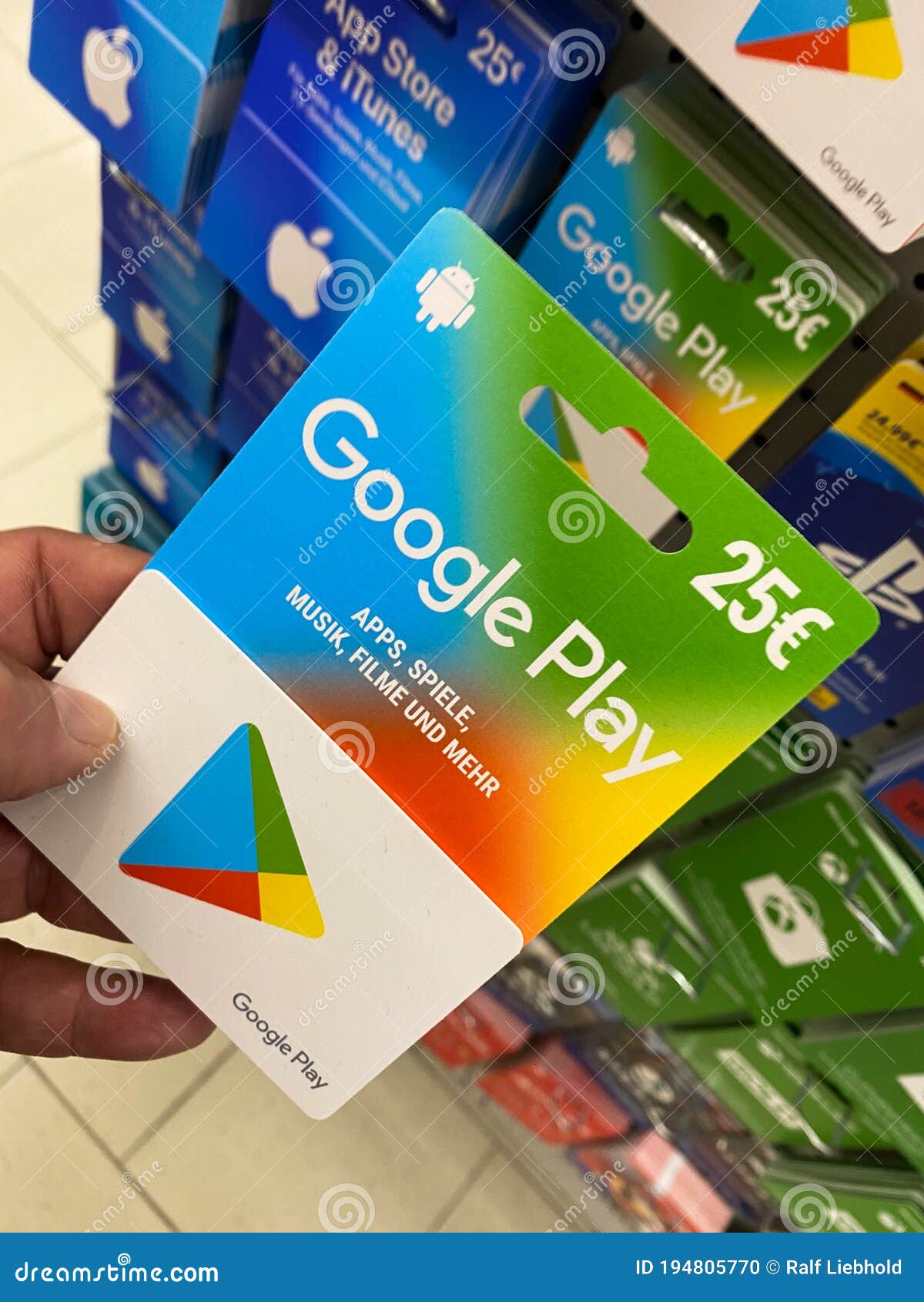 Giftcard do jogo de Google imagem de stock editorial. Imagem de