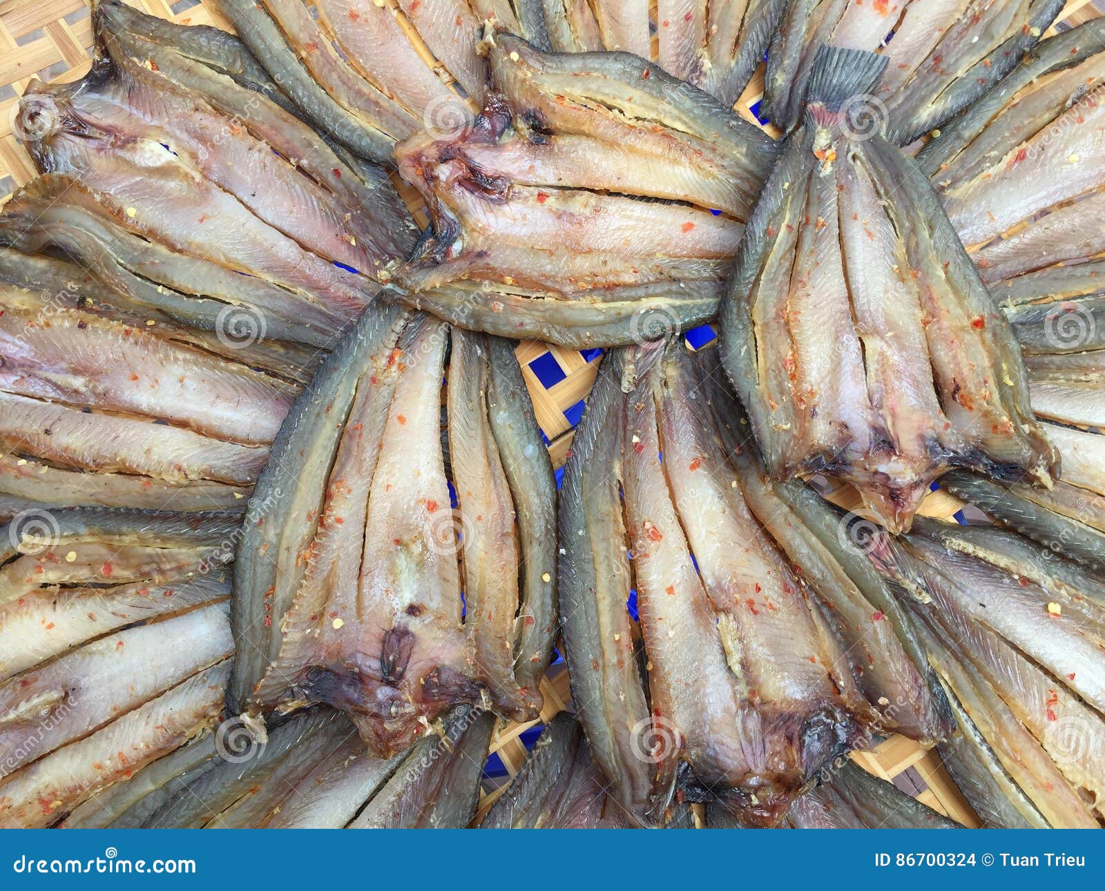 The Vietnamese Cuisine Seafood Dried Fish Stock Photo Image of
