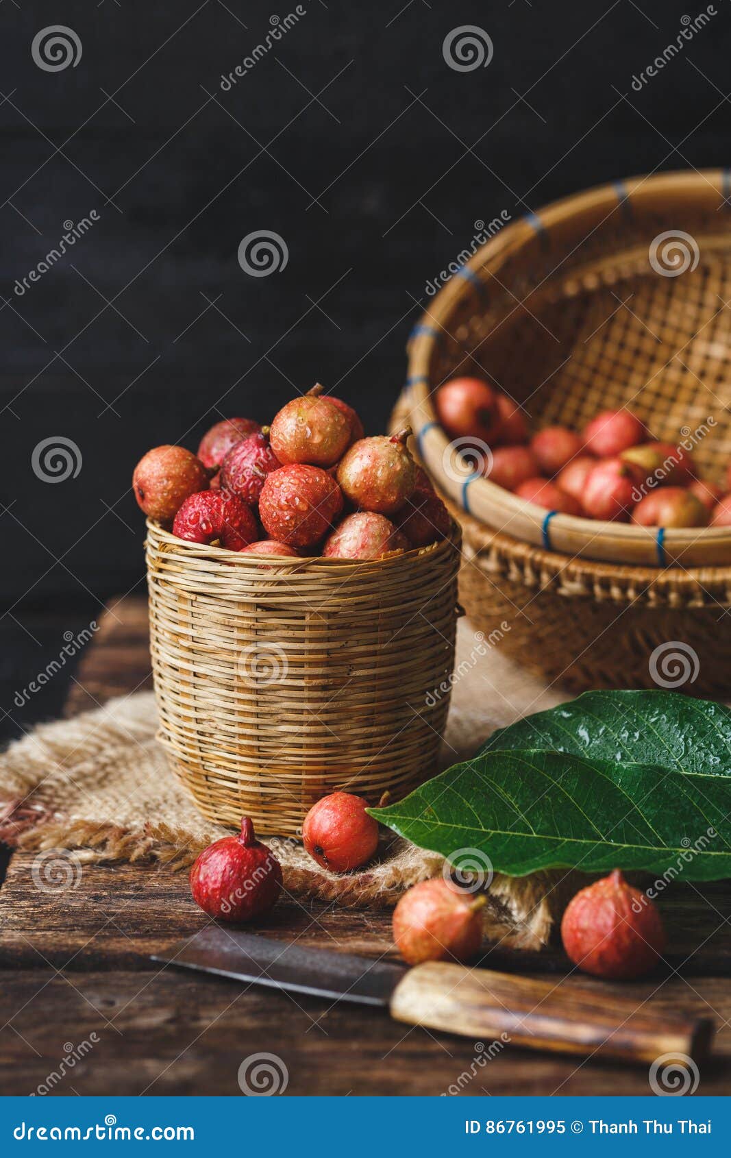 Vietnamese Figs stock image. Image of vietnam, figs, basket 86761995