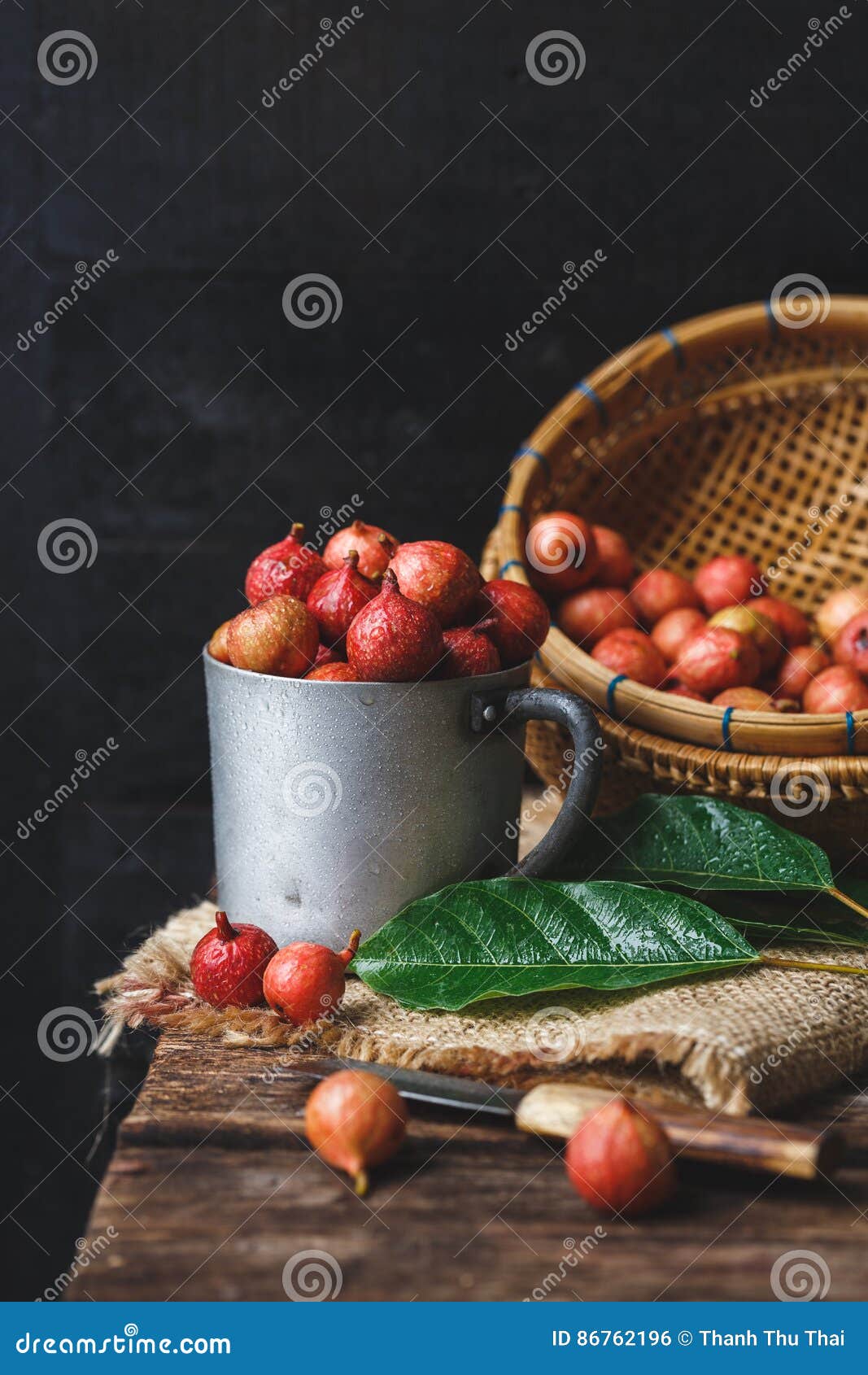 Vietnamese Figs stock photo. Image of figs, dark, tray 86762196