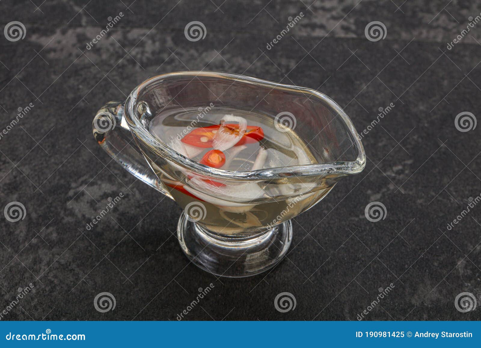 Vietnamese Vinegar Sauce with Chili Stock Image Image of fish