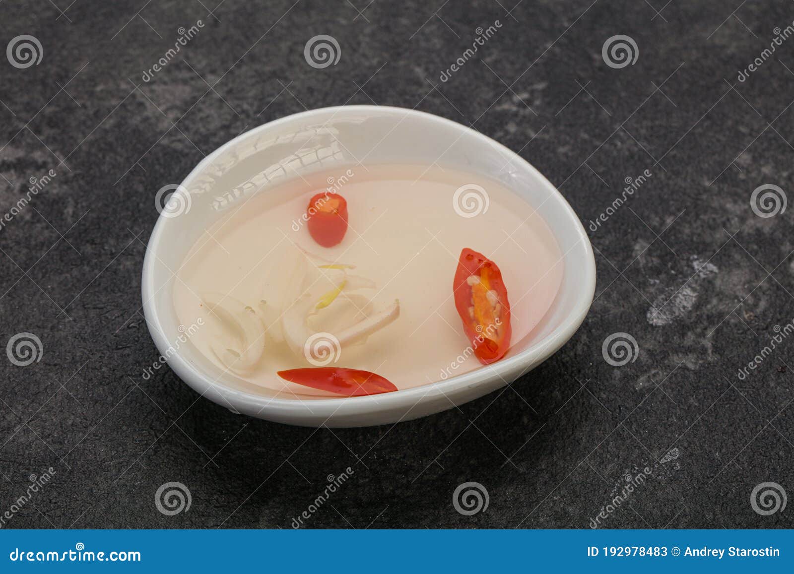 Vietnamese Vinegar Sauce with Chili Stock Image Image of dipping