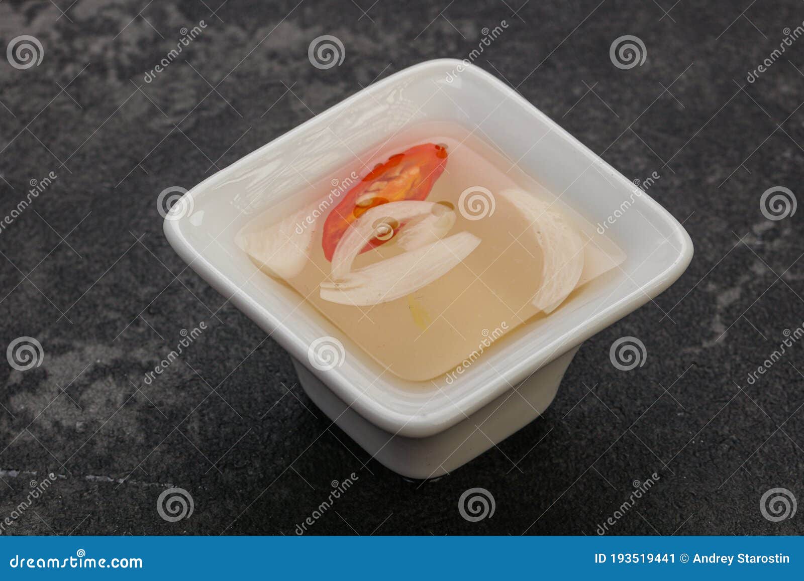 Vietnamese Vinegar Sauce with Chili Stock Image Image of pepper