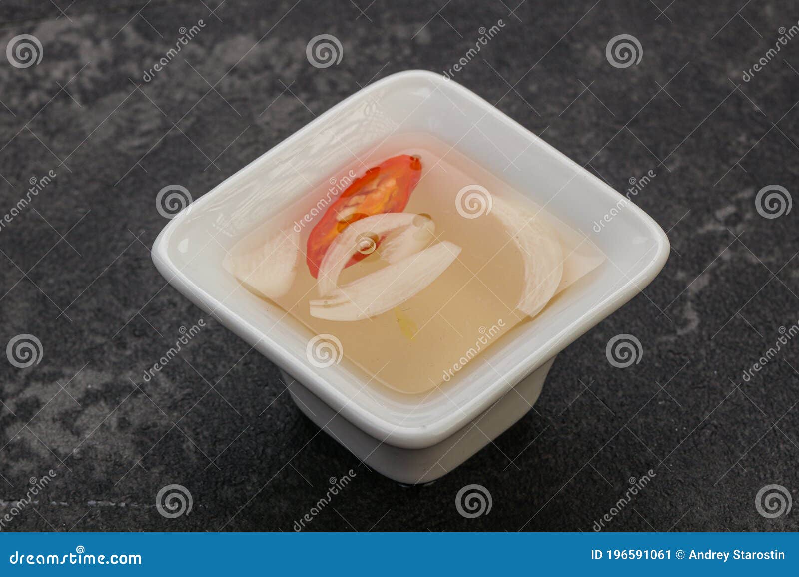 Vietnamese Vinegar Sauce with Chili Stock Image Image of thai, black