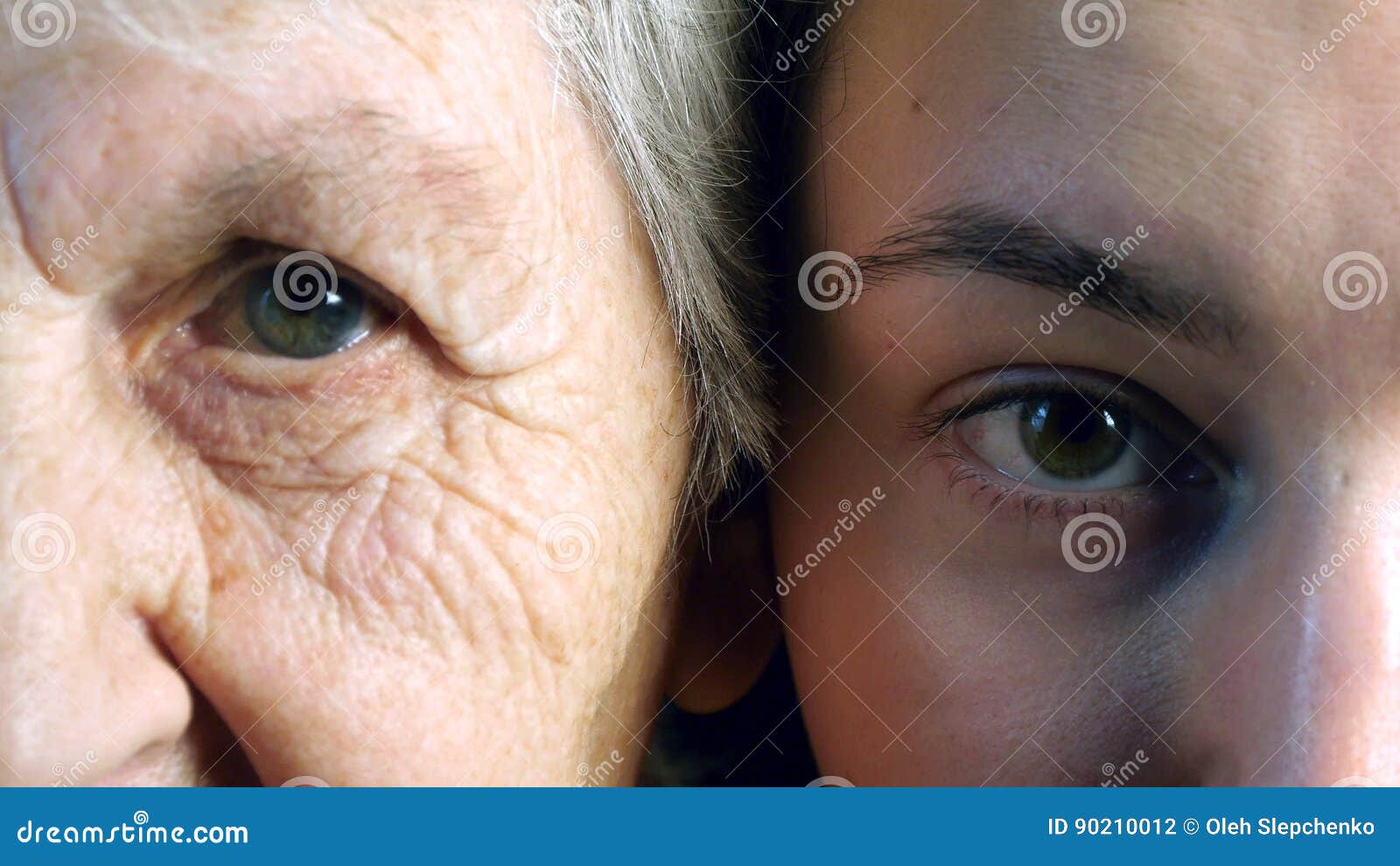 Vieux Et Jeune Oeil Photo Stock Image Du Oeil Vieux 90210012